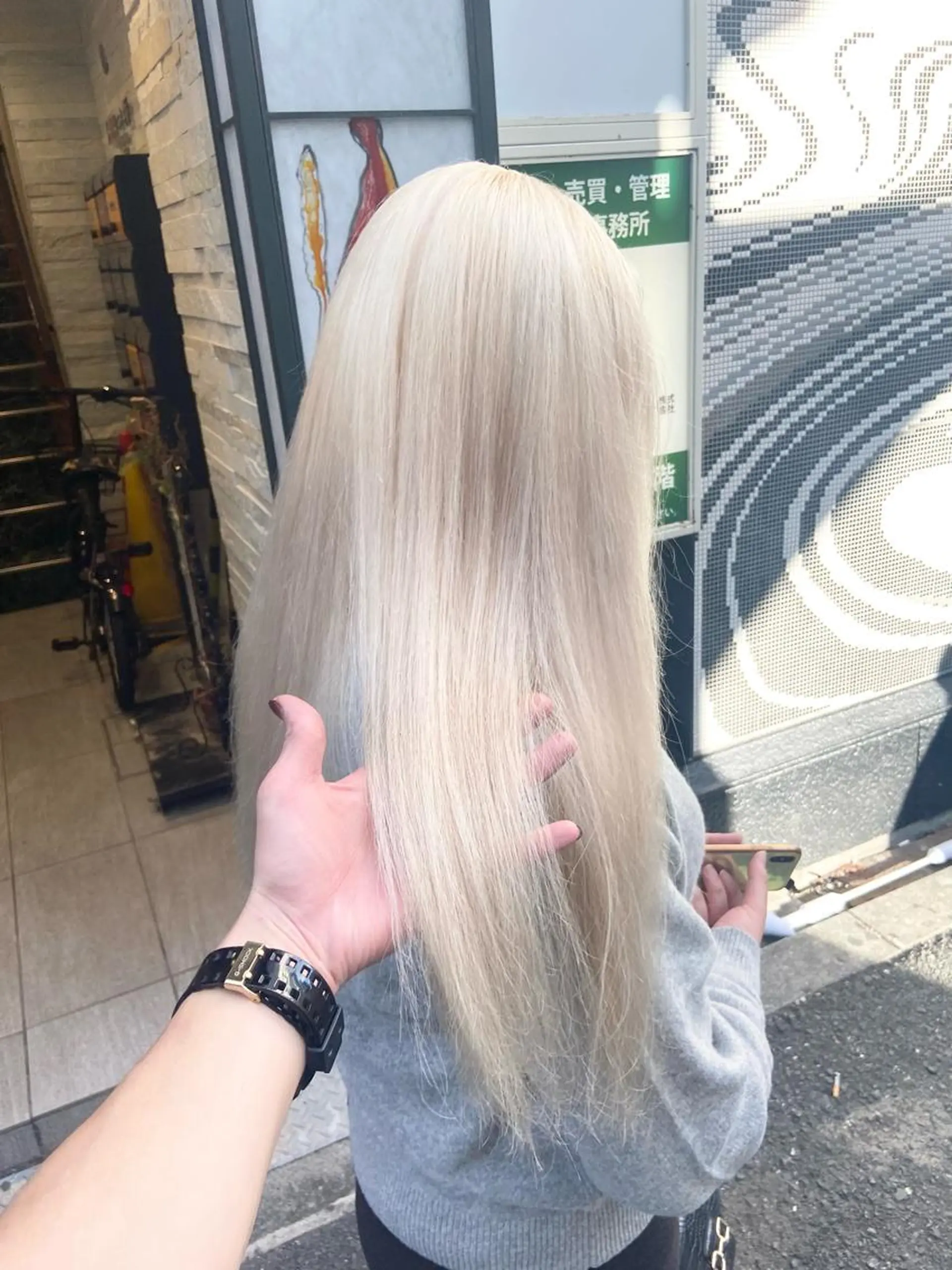 ロング ヘアカラー Selene 難波店 店長SHINTANIのヘアスタイル