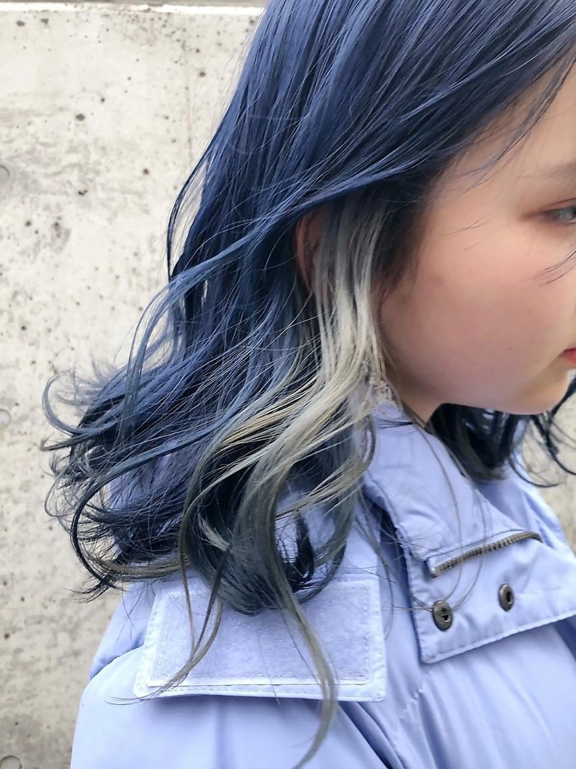 ミディアム カラー 骨格補正似合わせ カット阿部建のヘアスタイル