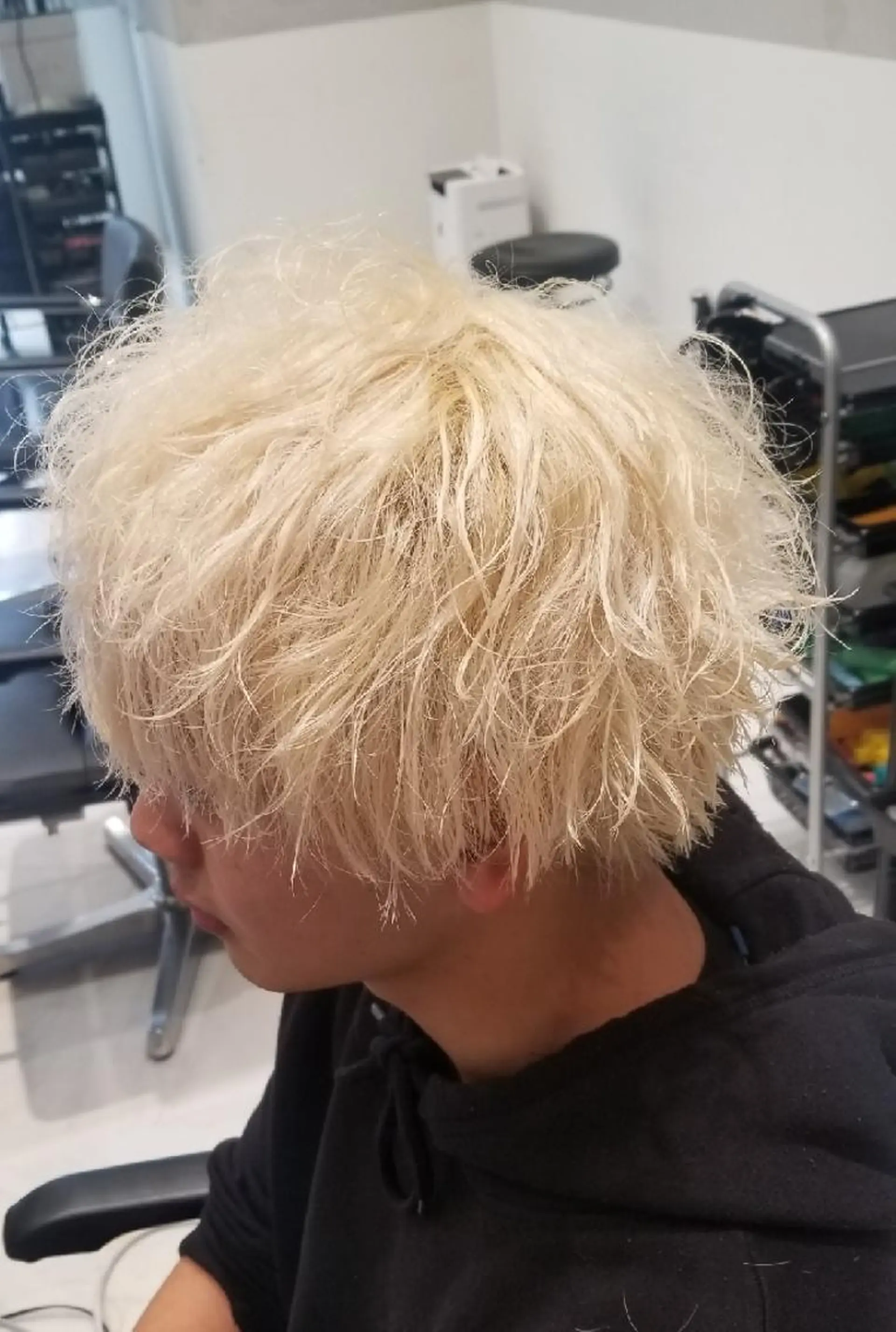 メンズ カラー メンズブリーチ ブリーチ ヘアカラー 🔴赤み消し/ 艶カラー落合　優🔴のヘアスタイル
