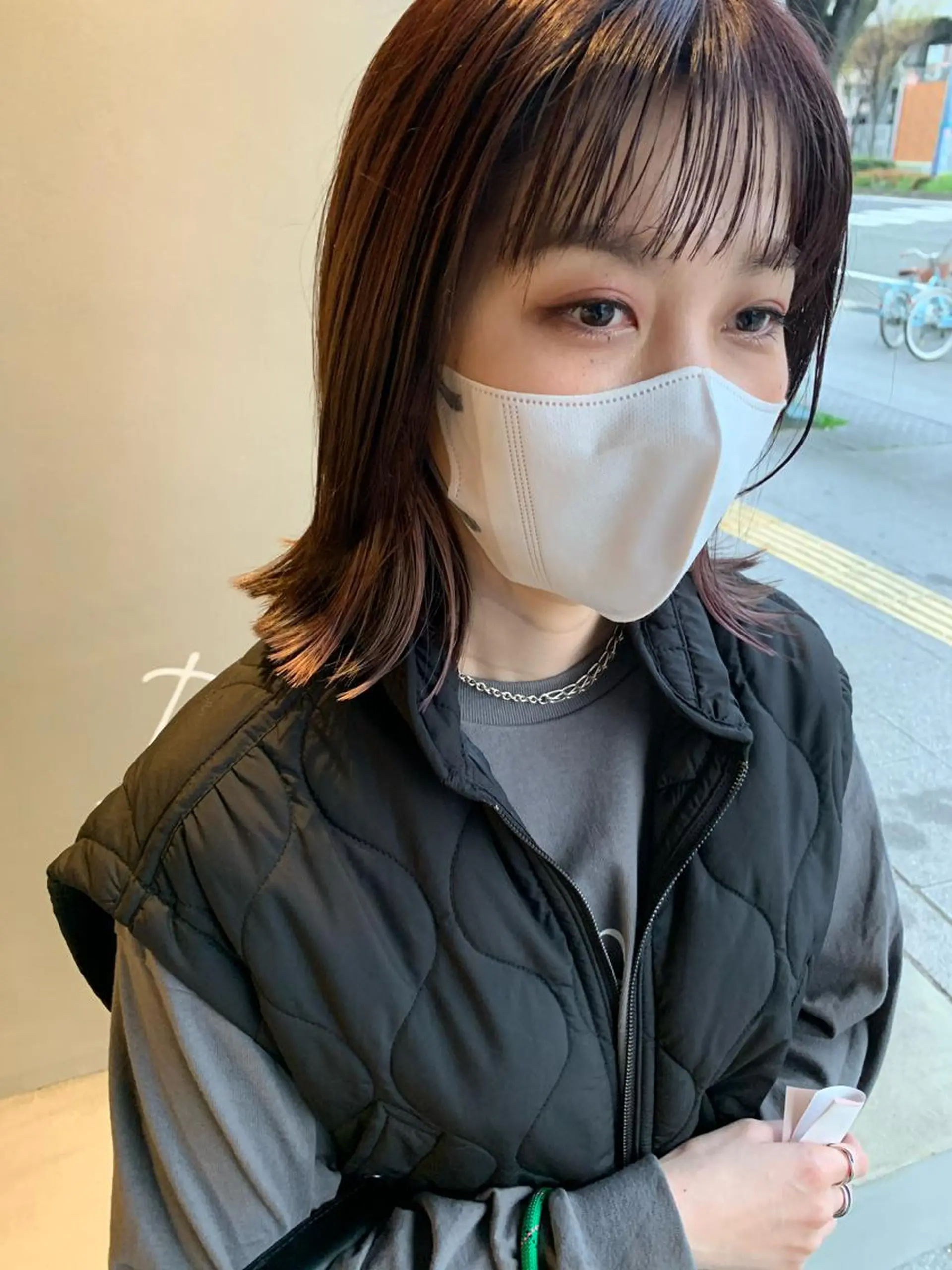 ミディアム カラー ヘアカラー ブリーチ/アレンジ 天満/chihiroのヘアスタイル