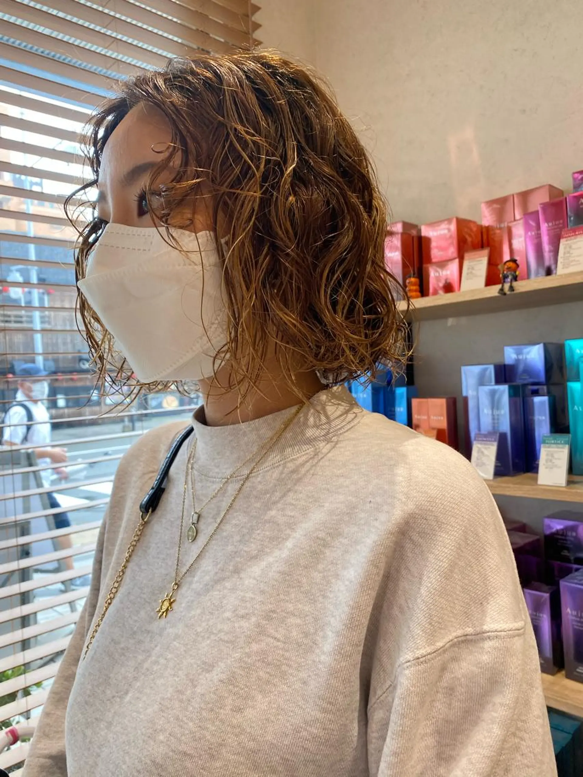 ショート パーマ ヘアアレンジ パーマ パーマ指名No1 /namiのヘアスタイル