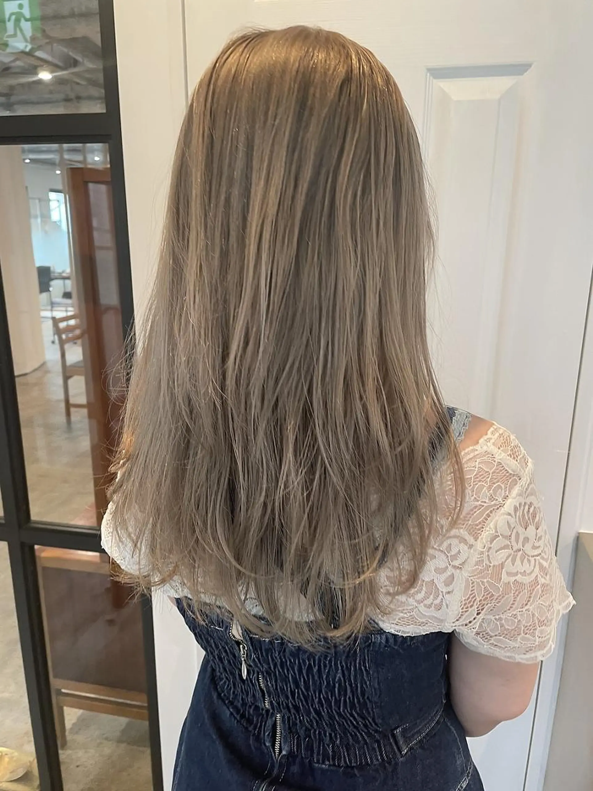 ミディアム カラー ミディアムパーマ バレイヤージュ ダブルカラー グラデーションカラー ハイライトカラー カット ヘアカラー CEINE【セーヌ】 三軒茶屋のヘアスタイル