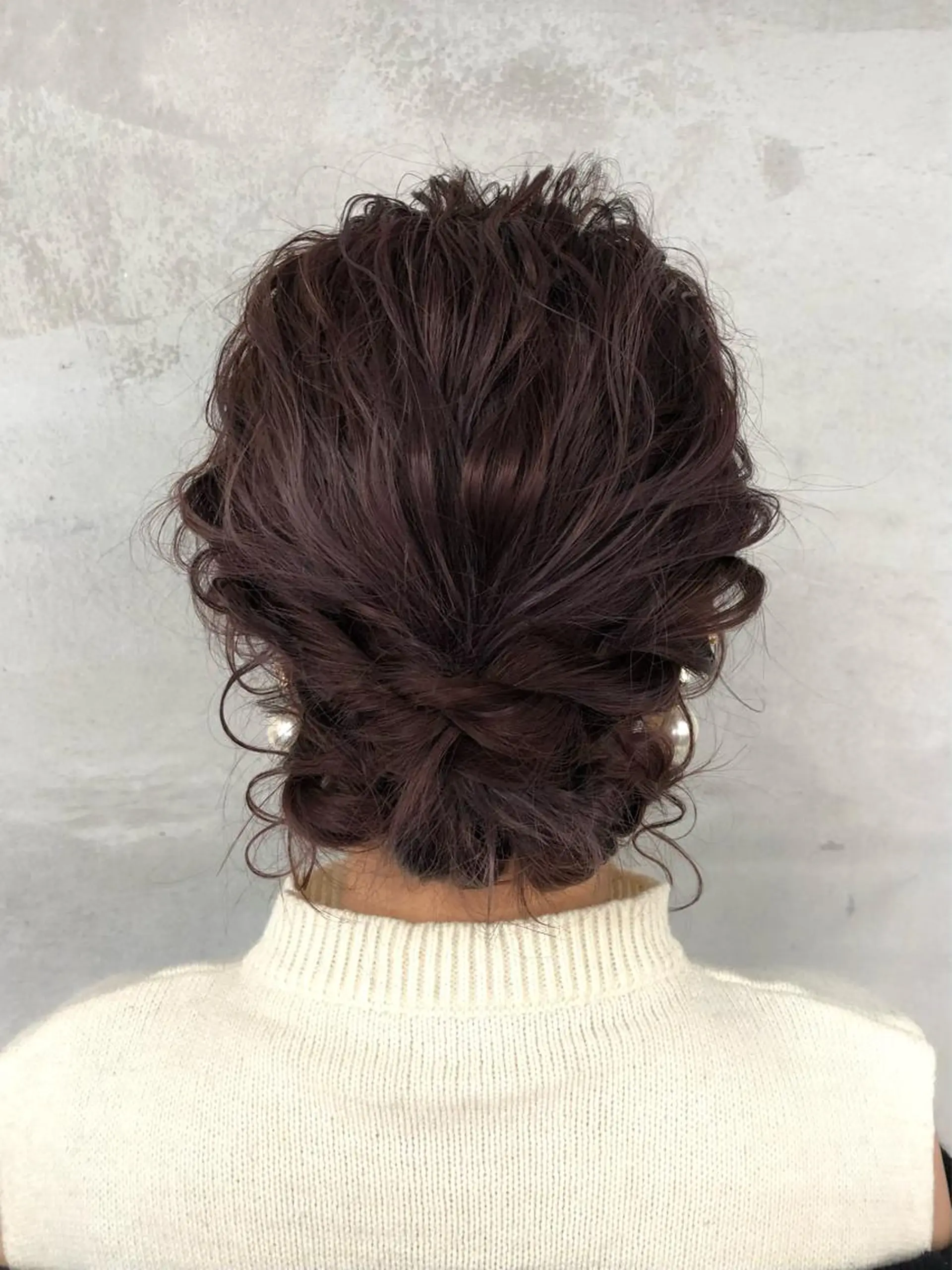 ミディアム カラー ヘアアレンジ 暖色/ピンクブラウン 🌷岡田真季のヘアスタイル