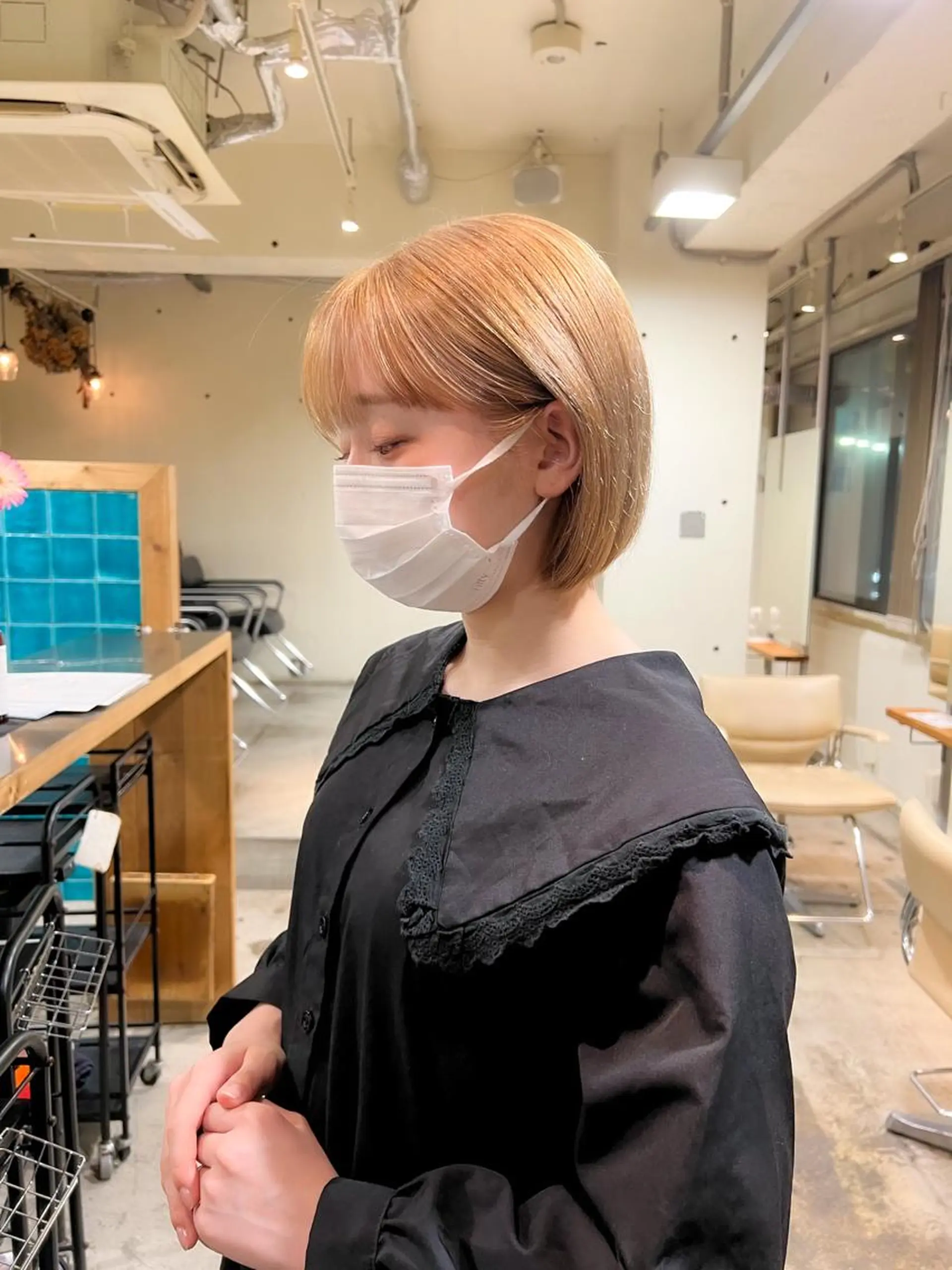 ショート カラー パーマ ボブ スパイキーショート/ メンズヘア/hugeのヘアスタイル