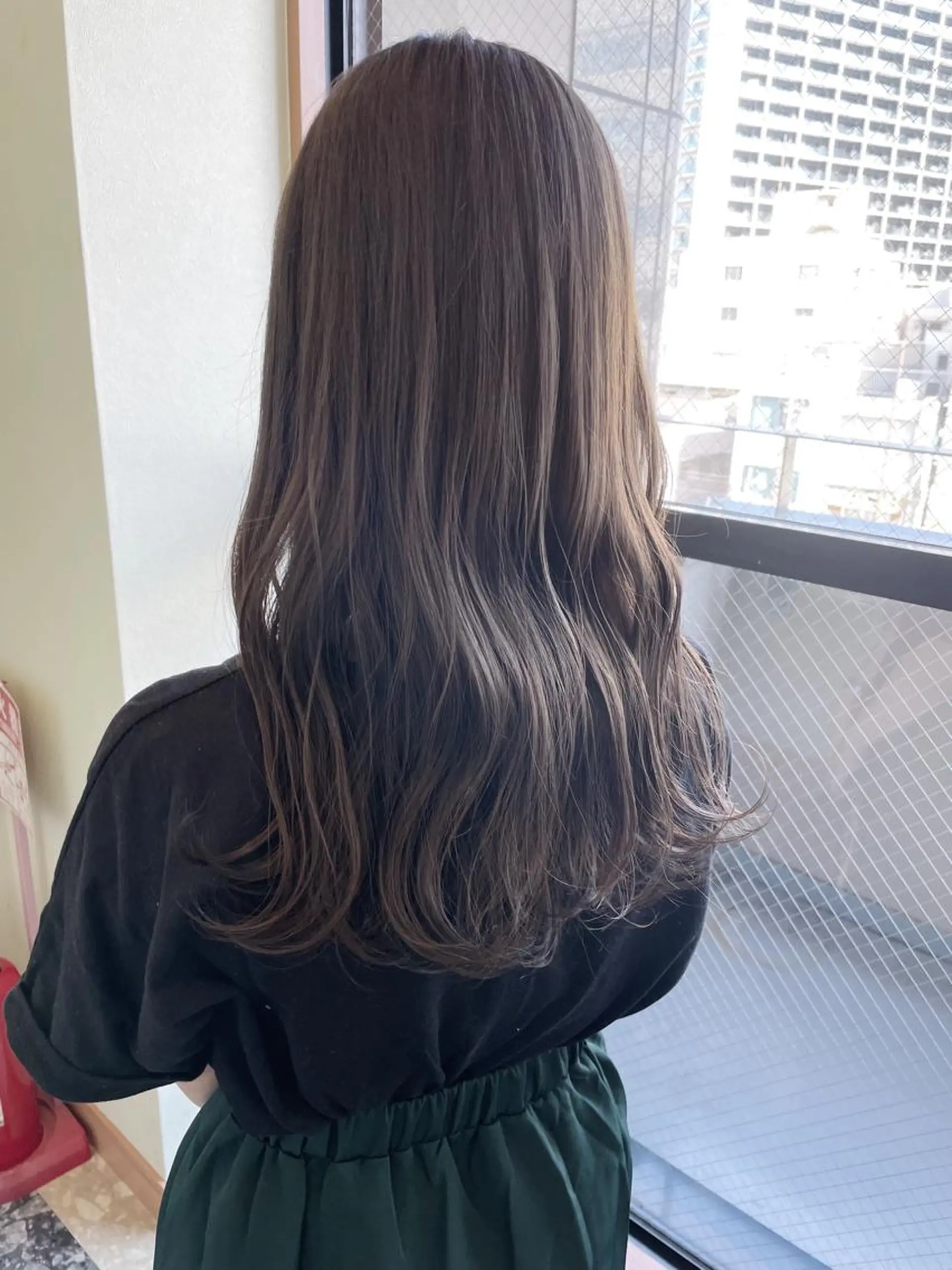 セミロング カラー 透明感カラー グレージュ 髪質改善とカラー特化 ✨Hito.nowaのヘアスタイル