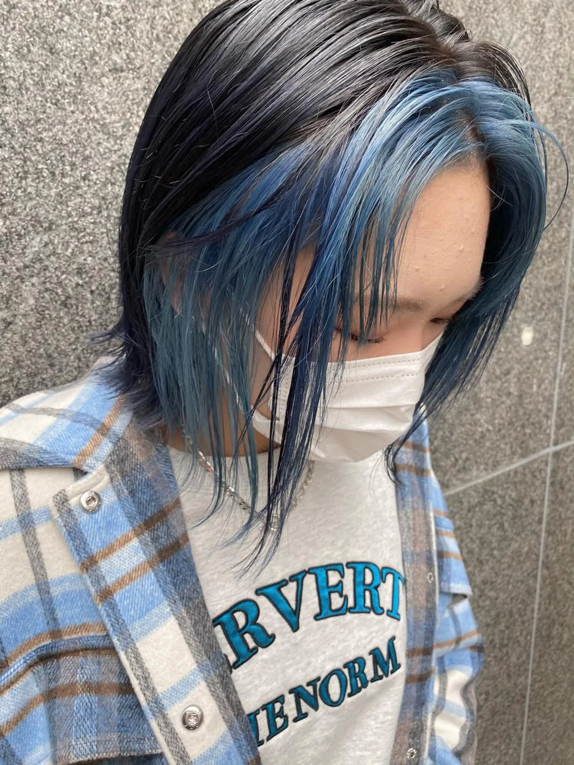 ショート カラー ミストバング ブリーチ フェイスフレーミング ハイトーンカラー🍑 心斎橋のヘアスタイル