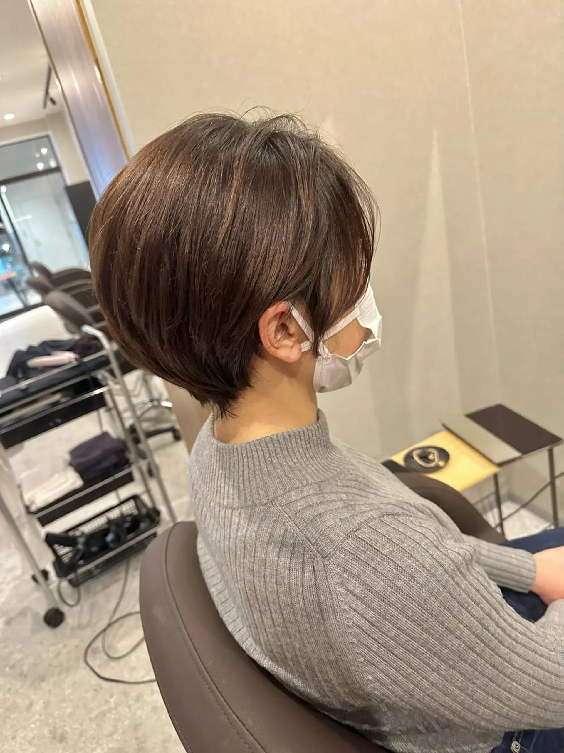 ショート ショートボブ ボブ ショートヘア カット ヘアカラー トリートメント Forest. -髪質改善-のヘアスタイル