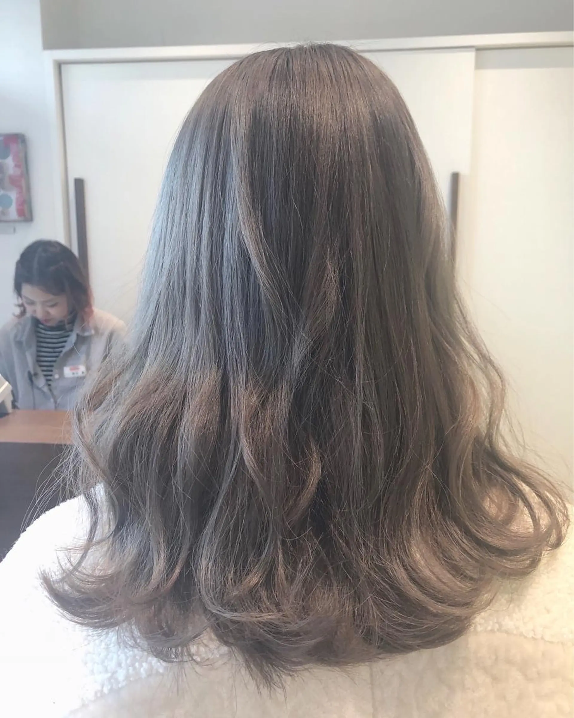 ロング ヘアカラー sano sayakaのヘアスタイル