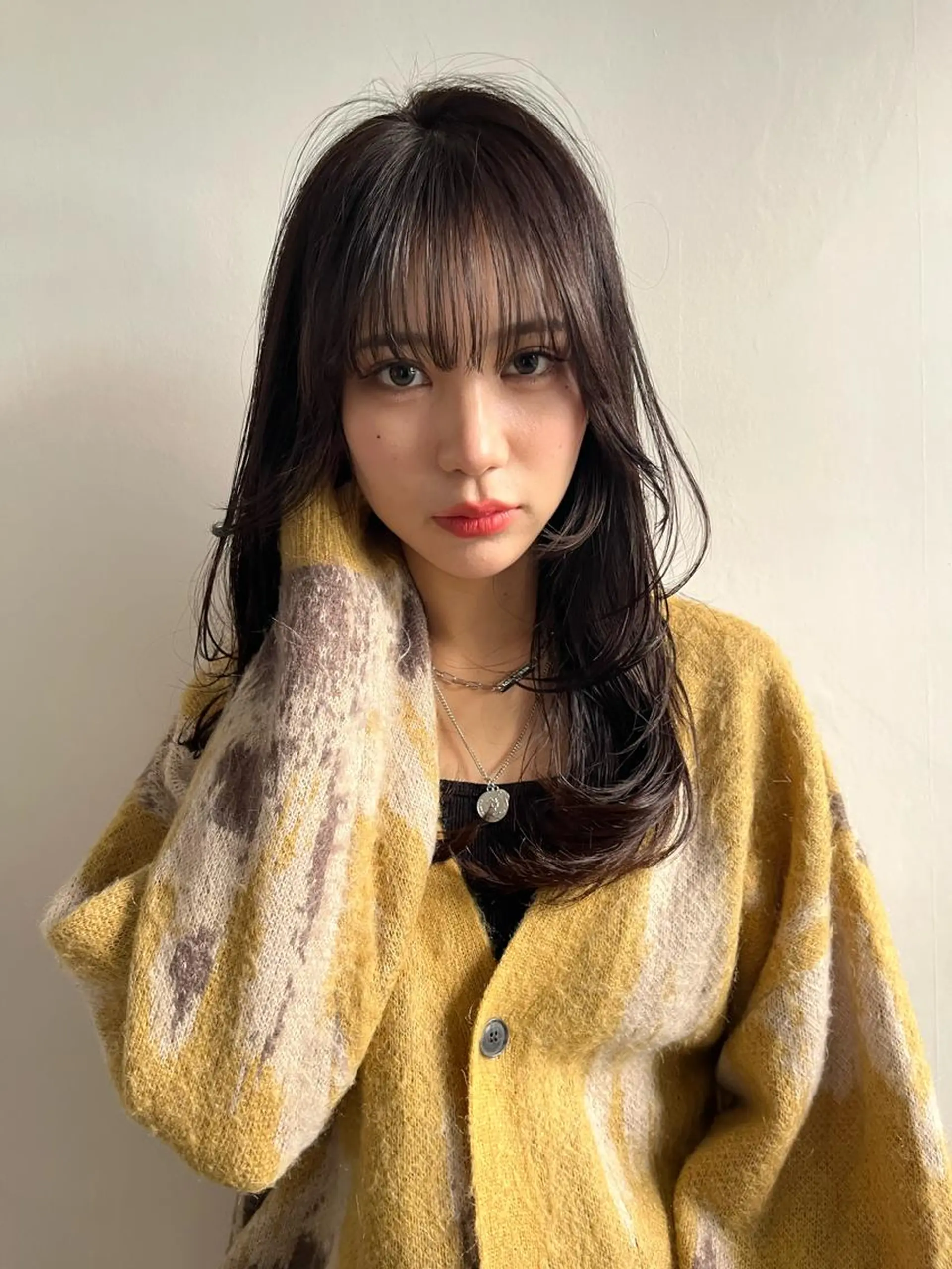 ロング カット ヘアカラー トリートメント レイヤーカット ✨️奥田良太✨️のヘアスタイル