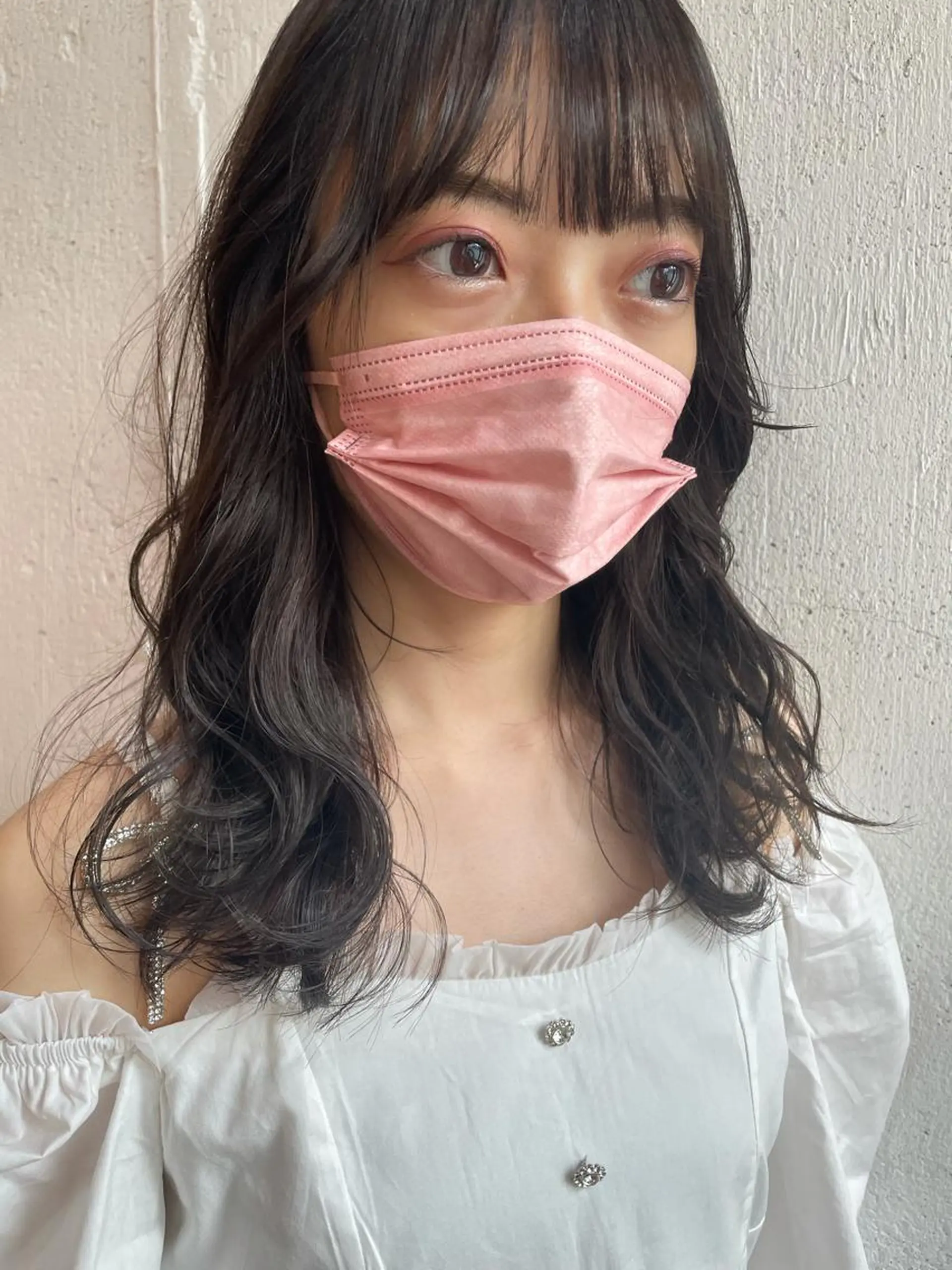 セミロング カラー 透明感カラー ヘアカラー トリートメント hisano / ハイトーン・透明感のヘアスタイル