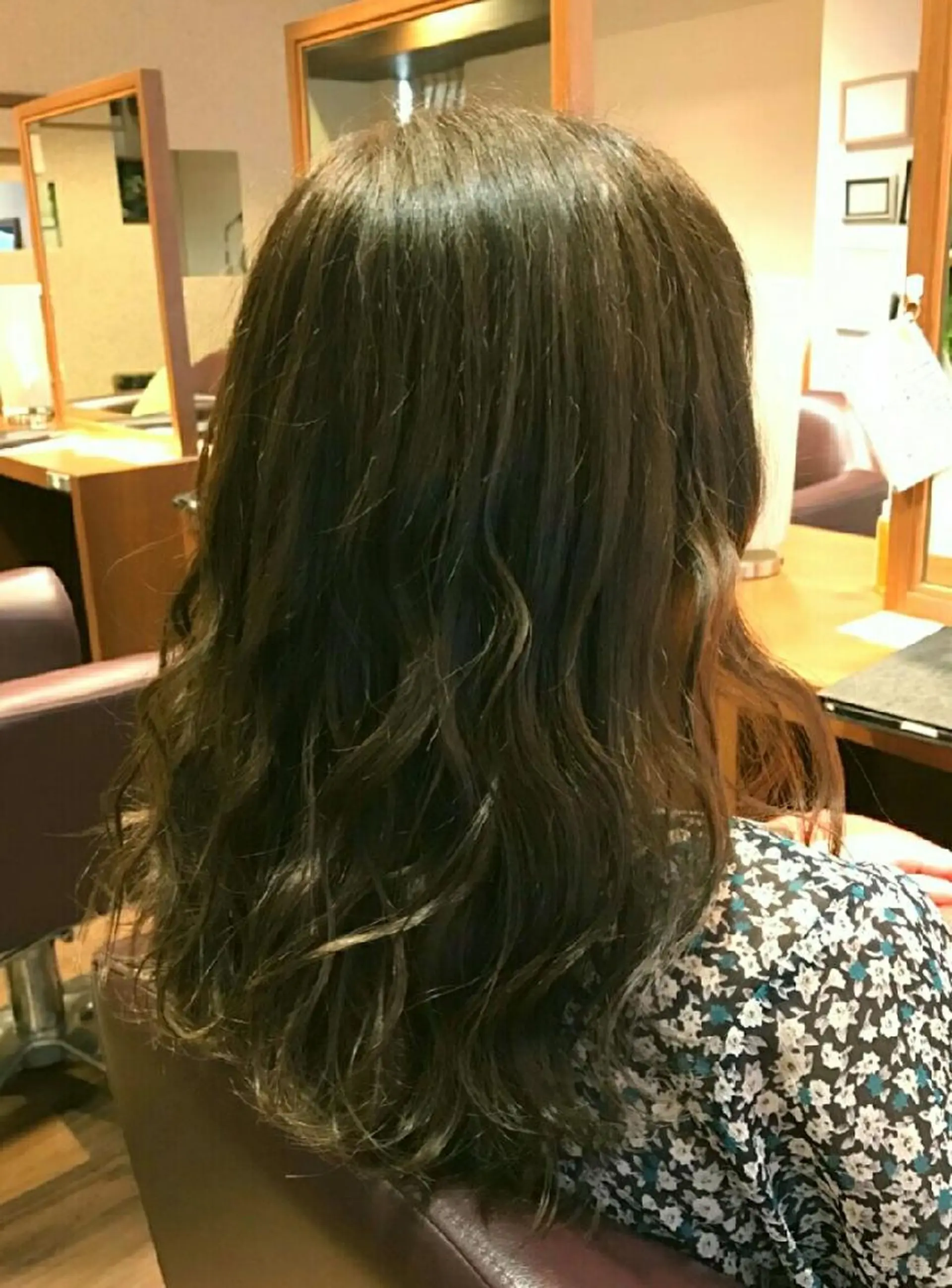 ミディアム カラー アッシュ オリーブアッシュ ◎モチマル チアキ◎のヘアスタイル