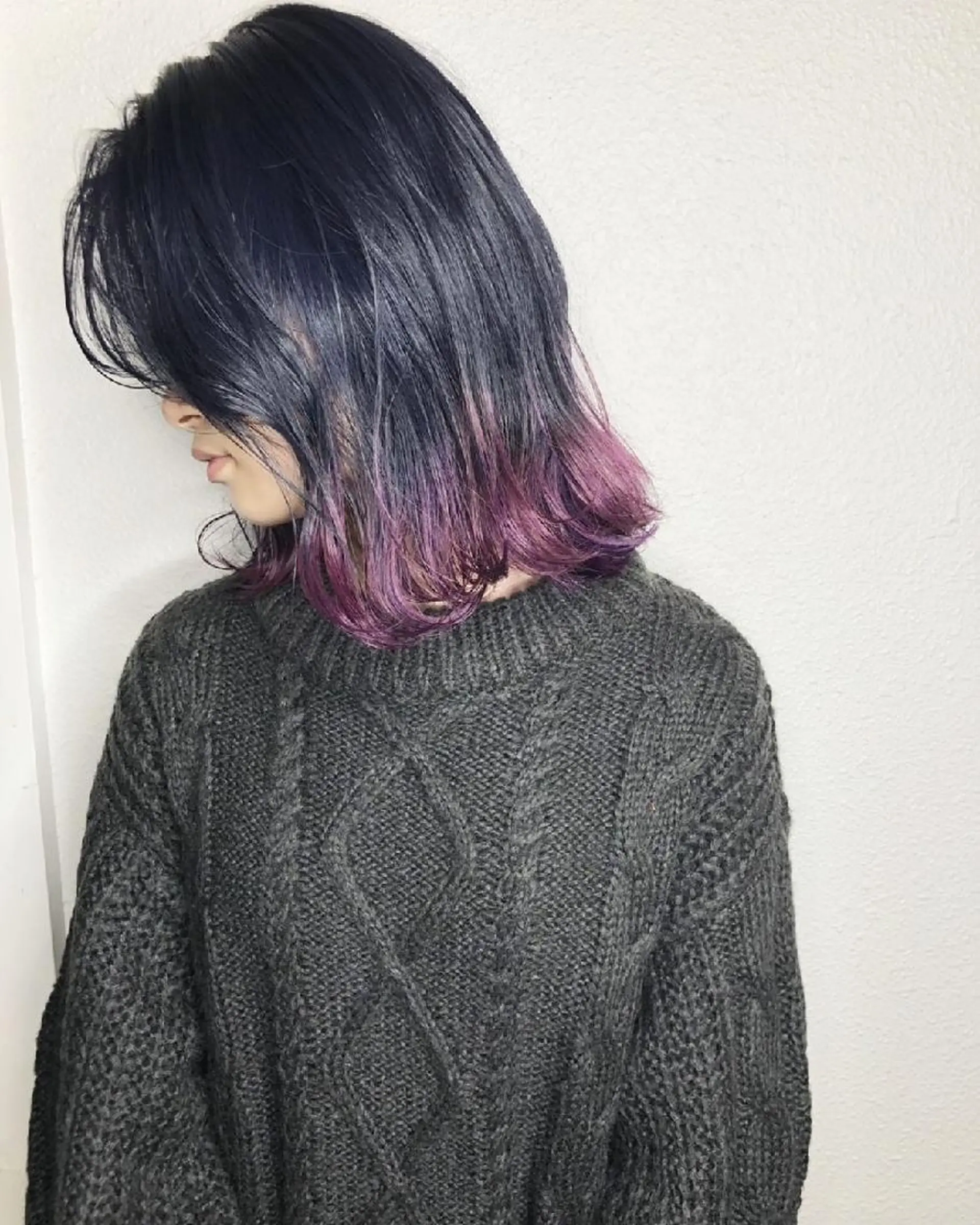 ミディアム カラー デザインカラー 竹内啓太 ボブのヘアスタイル