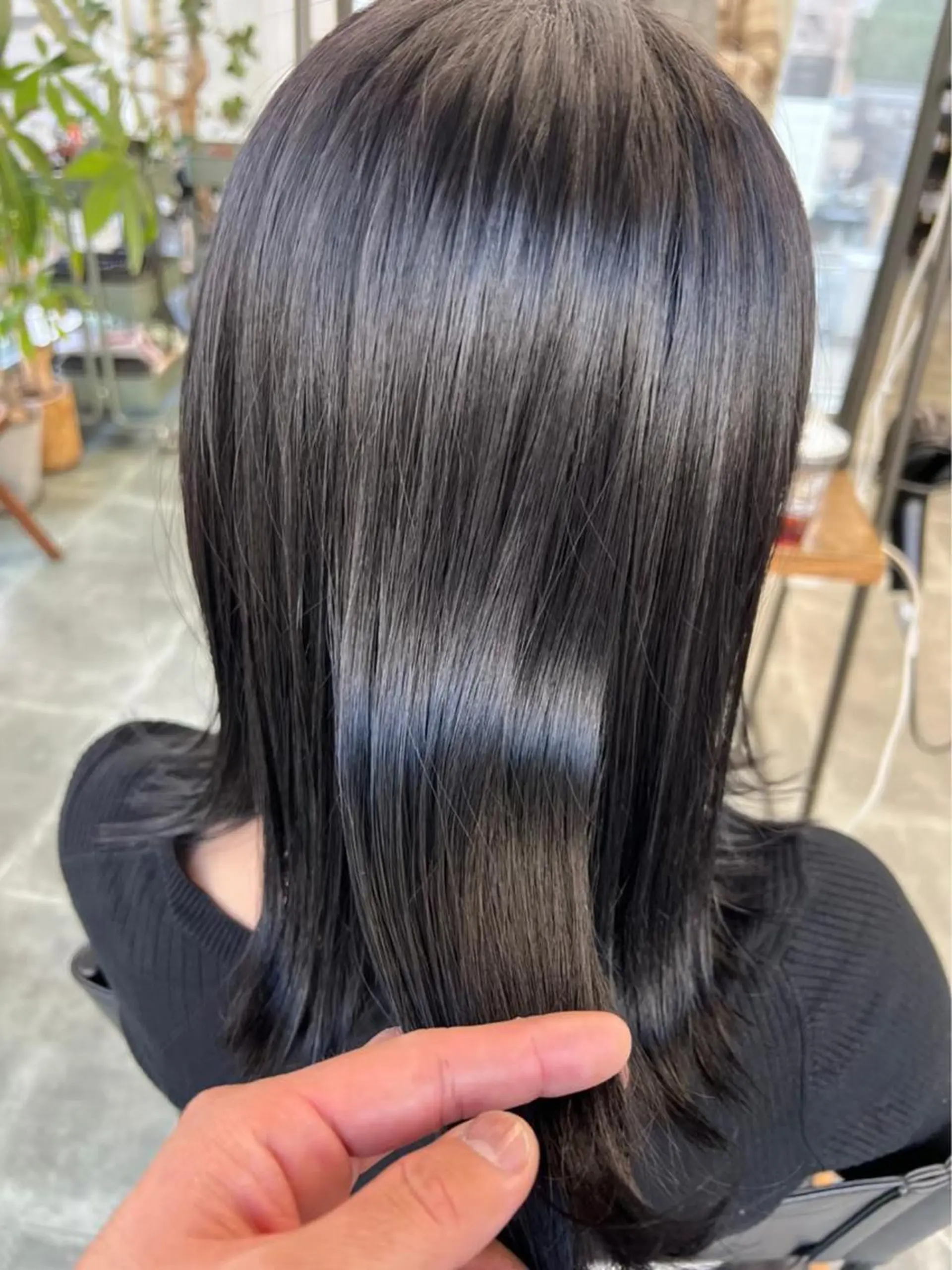 セミロング カット 縮毛矯正 TAKE💫 ボブ.レイヤーのヘアスタイル