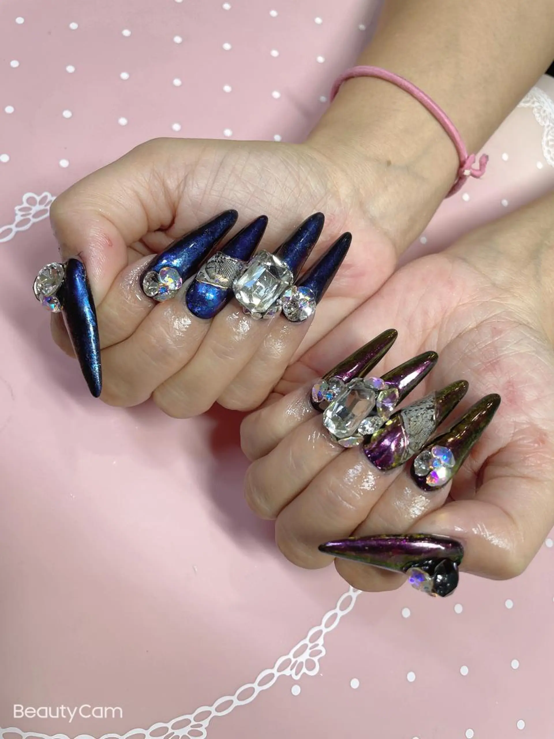 ロング ネイル ミラーネイル ハンドネイル 《LB》ラブリエ Nail&eyeのマツエク・マツパデザイン