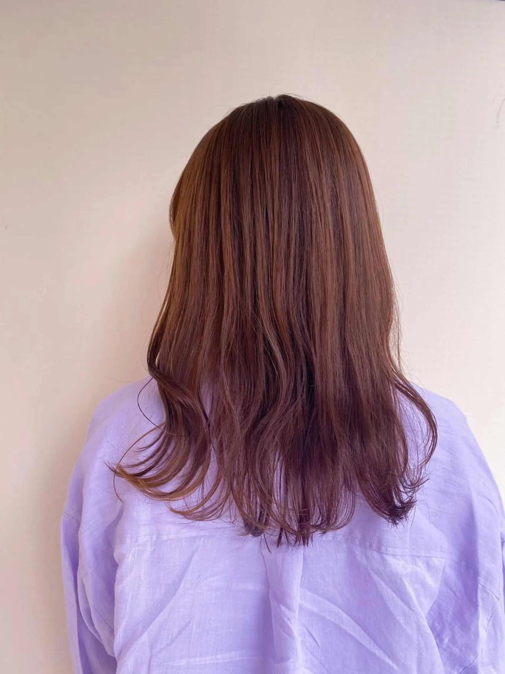 セミロング カラー カット ヘアカラー トリートメント 入江 允のヘアスタイル