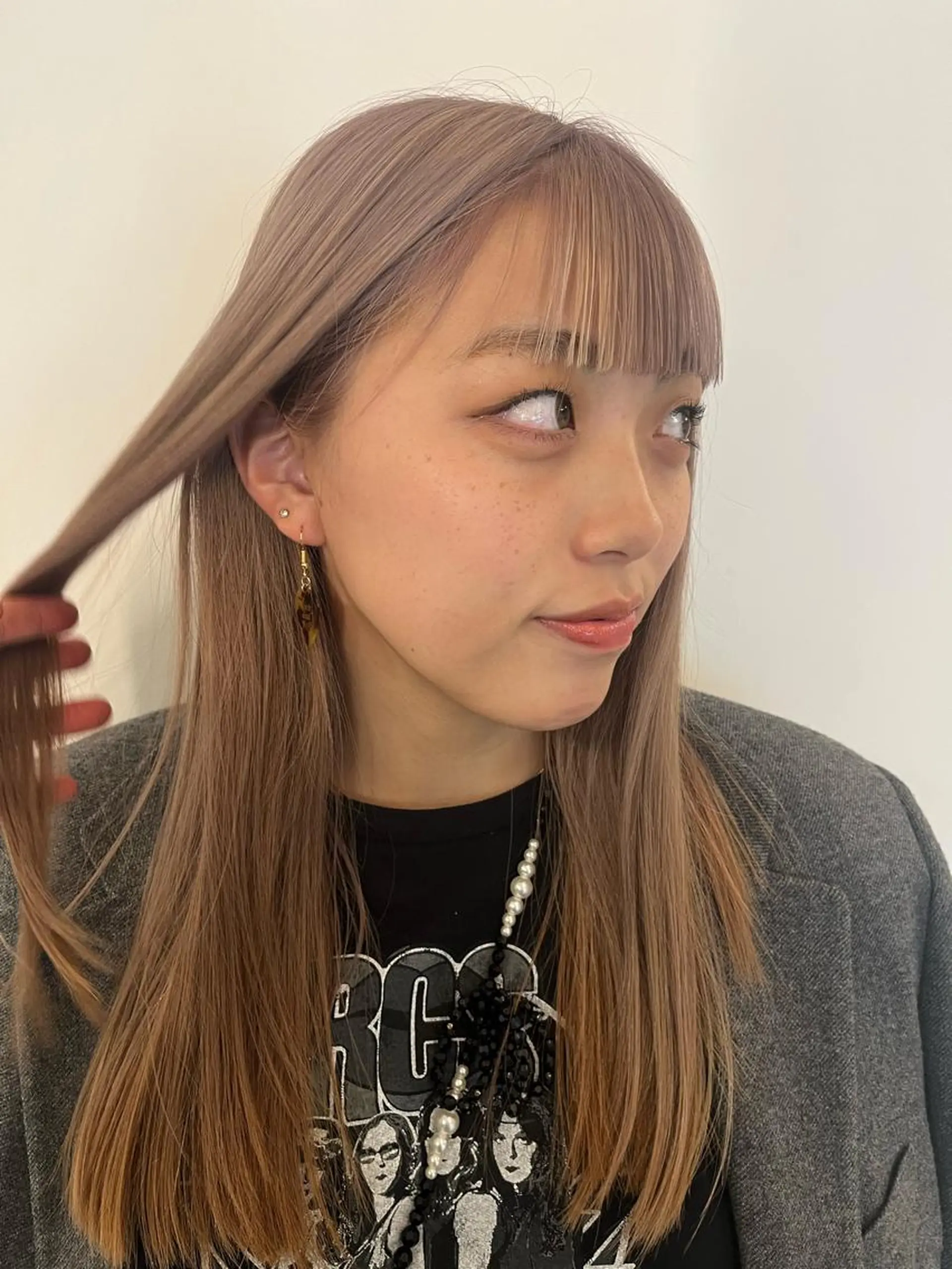 ロング カラー @kyoniyy KYONIのヘアスタイル