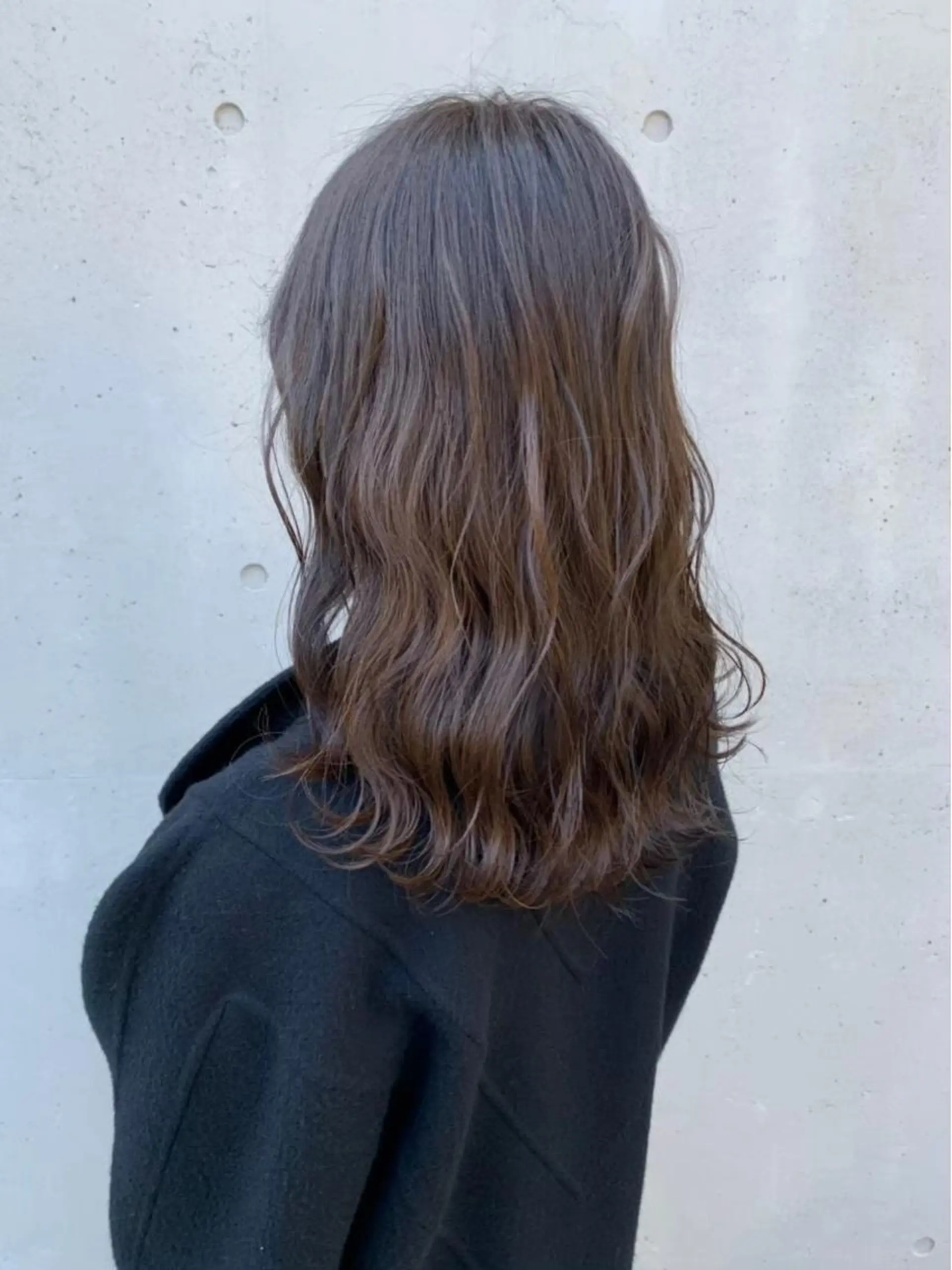 セミロング カラー ヘアカラー トリートメント 中津/柔らかカラー/ ナガオ イズミのヘアスタイル