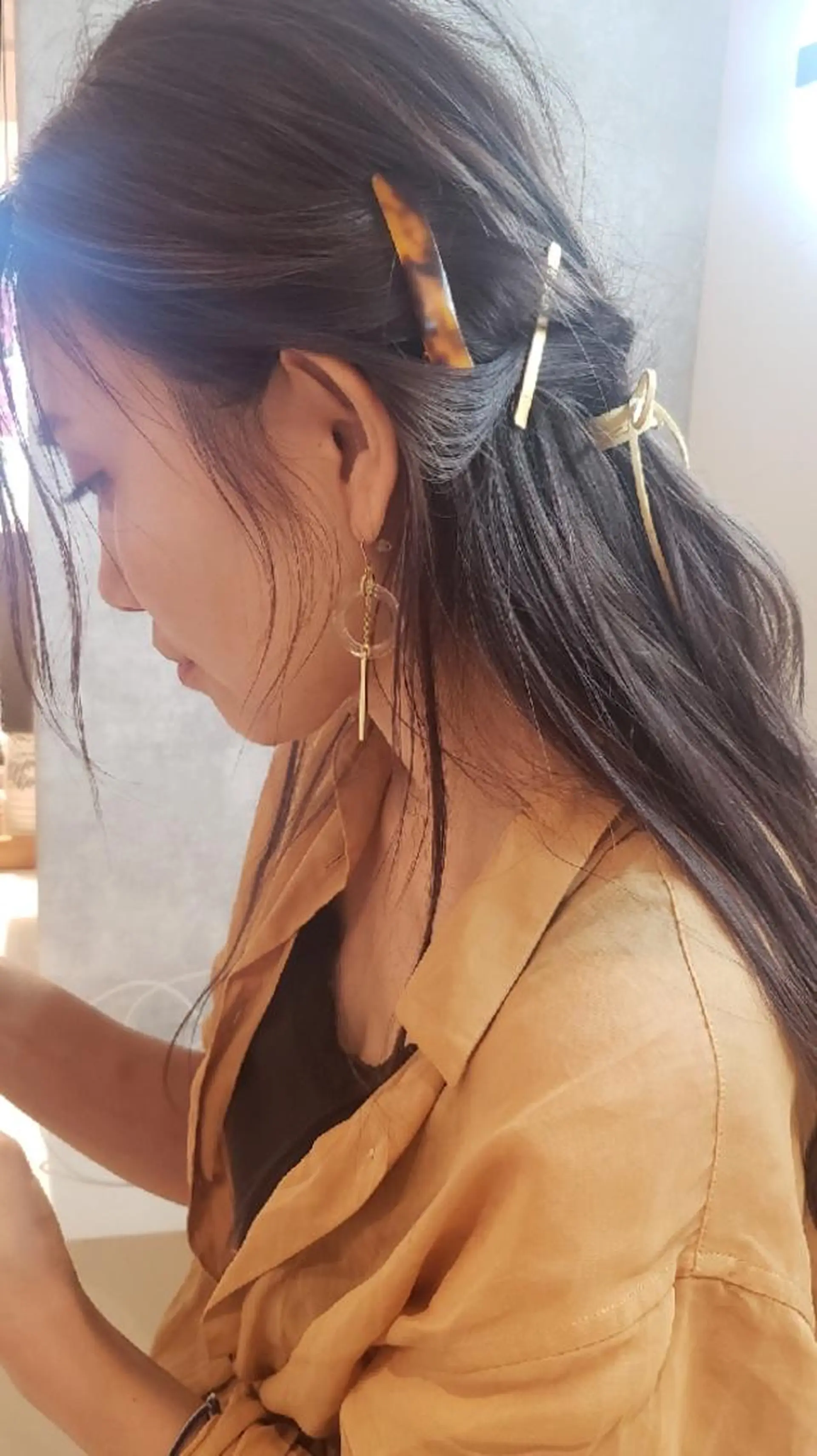 ヘアアレンジ ロング ヘアセット arrow🖤 もえみのヘアスタイル