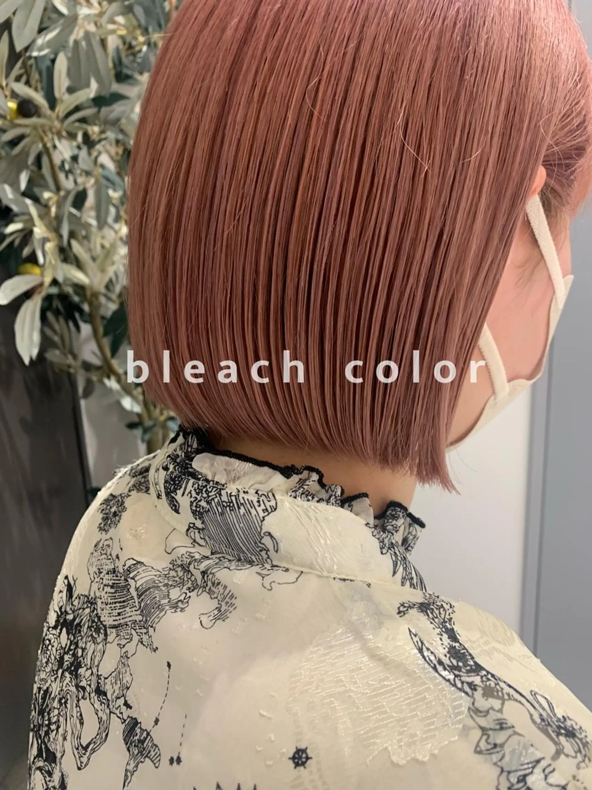 ミディアム カラー カット ヘアカラー トリートメント RINA🧤 デザインとボブのヘアスタイル