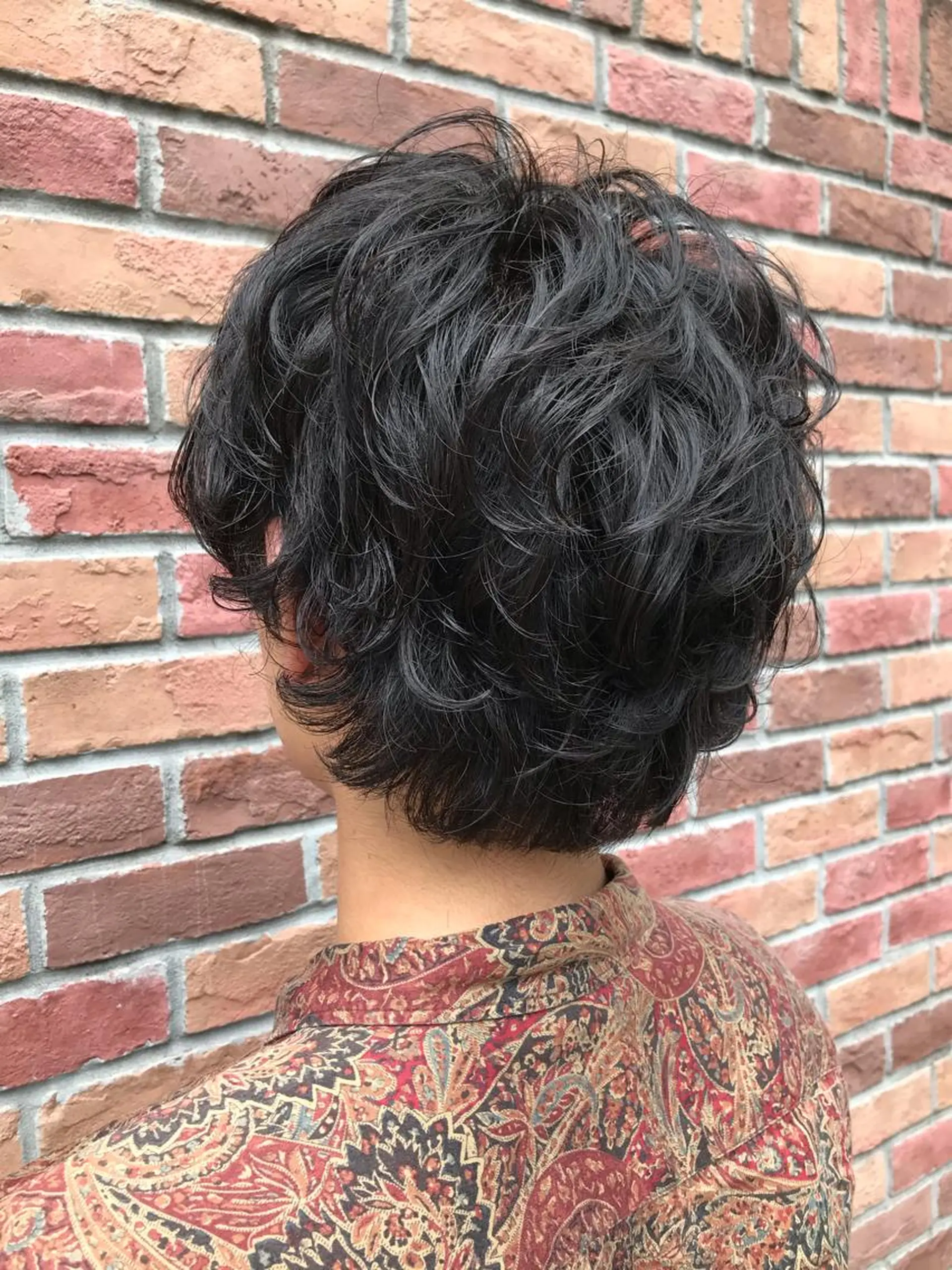 パーマ メンズ 千葉 慎也のヘアスタイル
