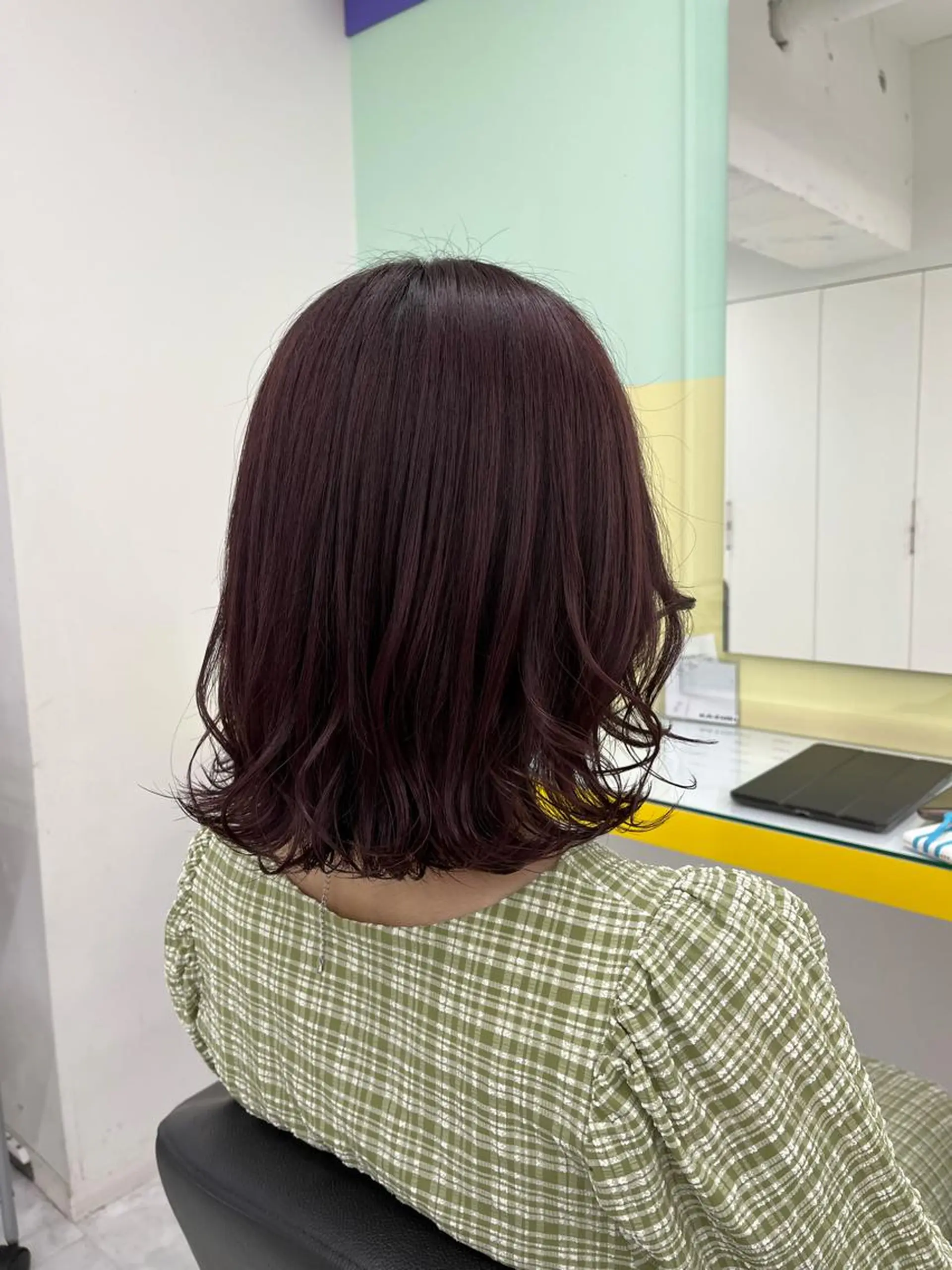 ショート ヘアカラー トリートメント ヘッドスパ 🌿透明感カラー‪ 縮毛矯正✨かずきのヘアスタイル