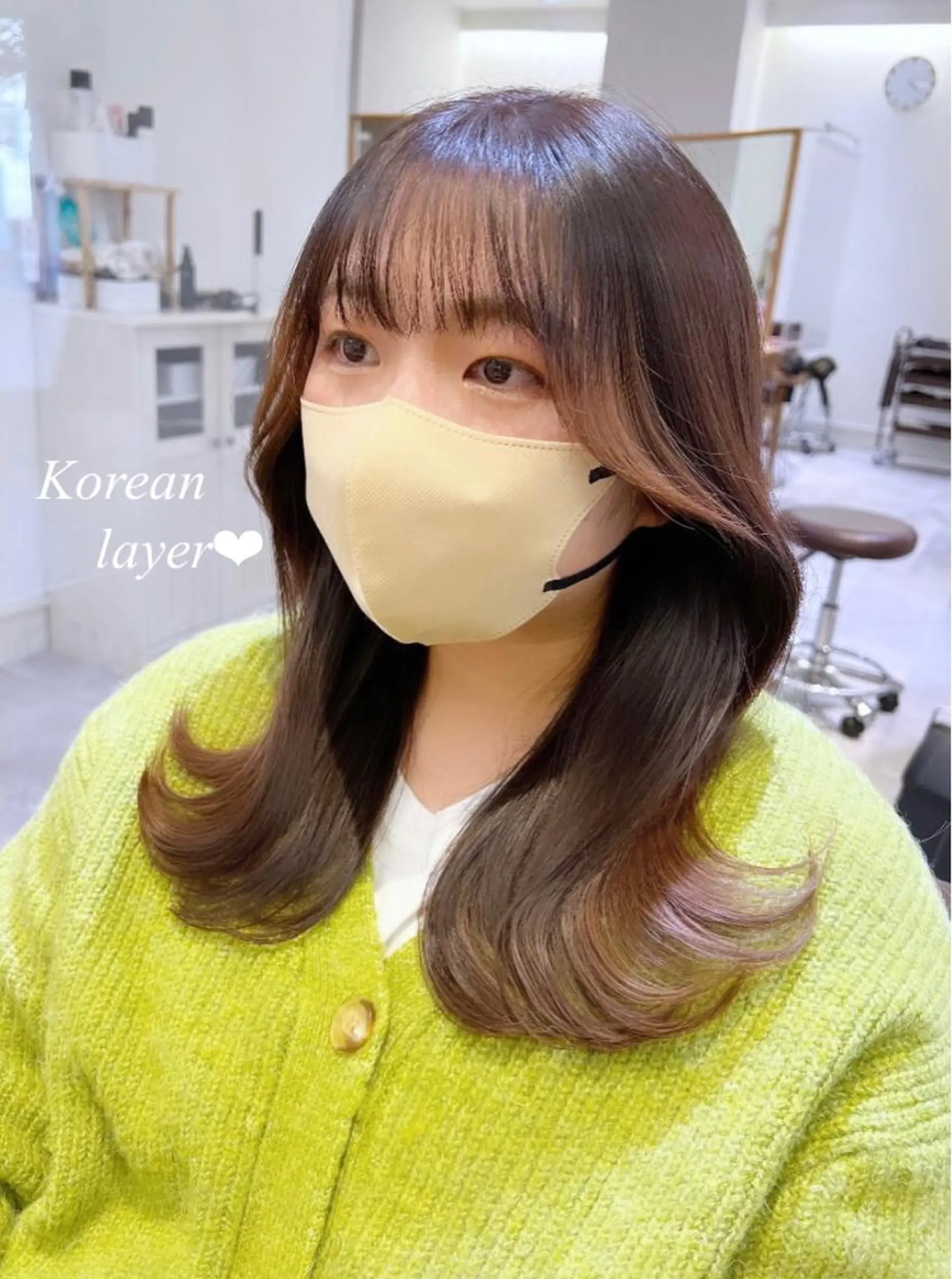 ロング カラー カット トリートメント 韓国ヘア×髪質改善 /yoshikaのヘアスタイル
