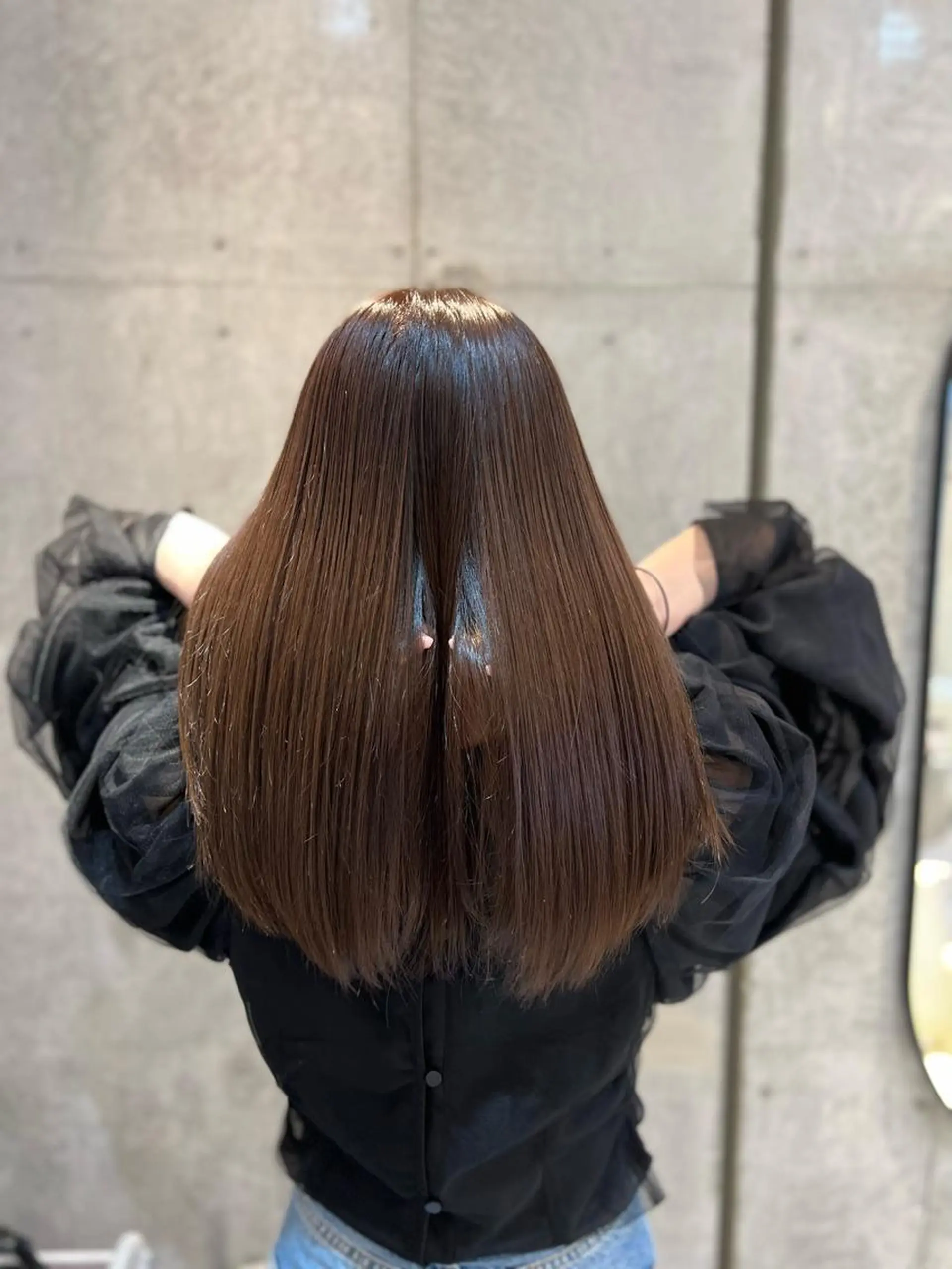 セミロング カット ヘアカラー 縮毛矯正 トリートメント Toiro武蔵小杉所属・髪質改善/縮毛矯正 平本聖のヘアスタイル