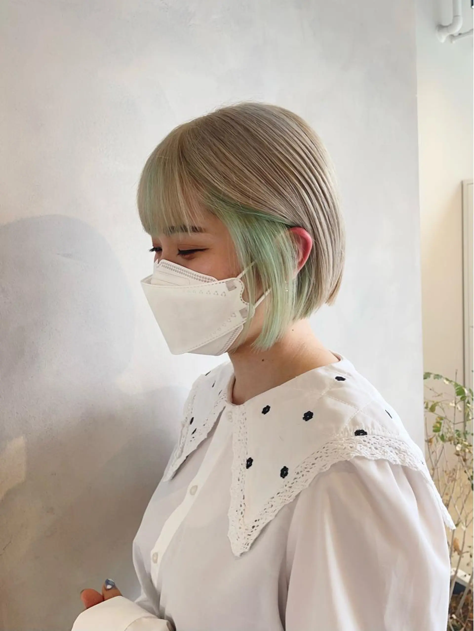 ミディアム カラー カット ヘアカラー トリートメント 🦋レイヤーカット ミドリカワ🦋のヘアスタイル