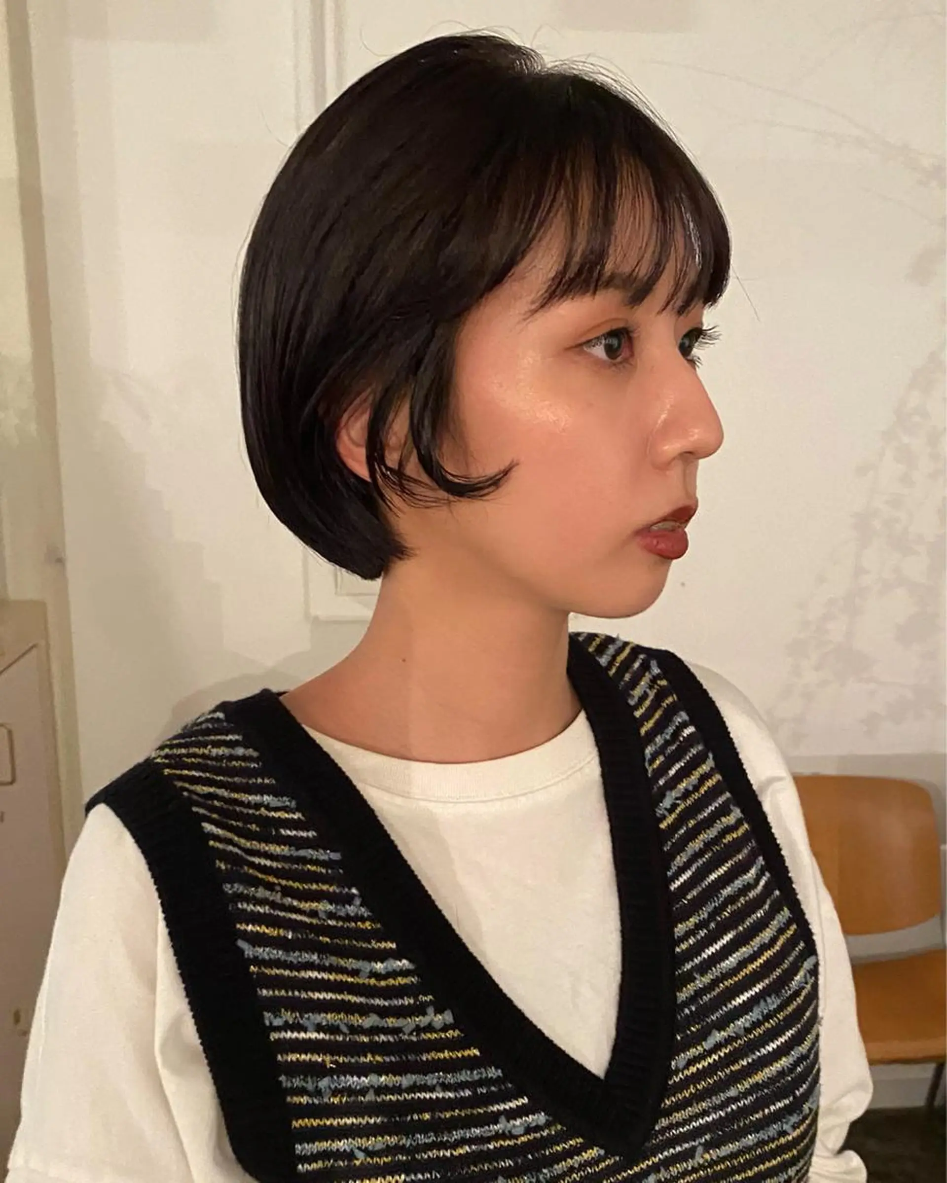 ショート カラー 原 瑞希のヘアスタイル