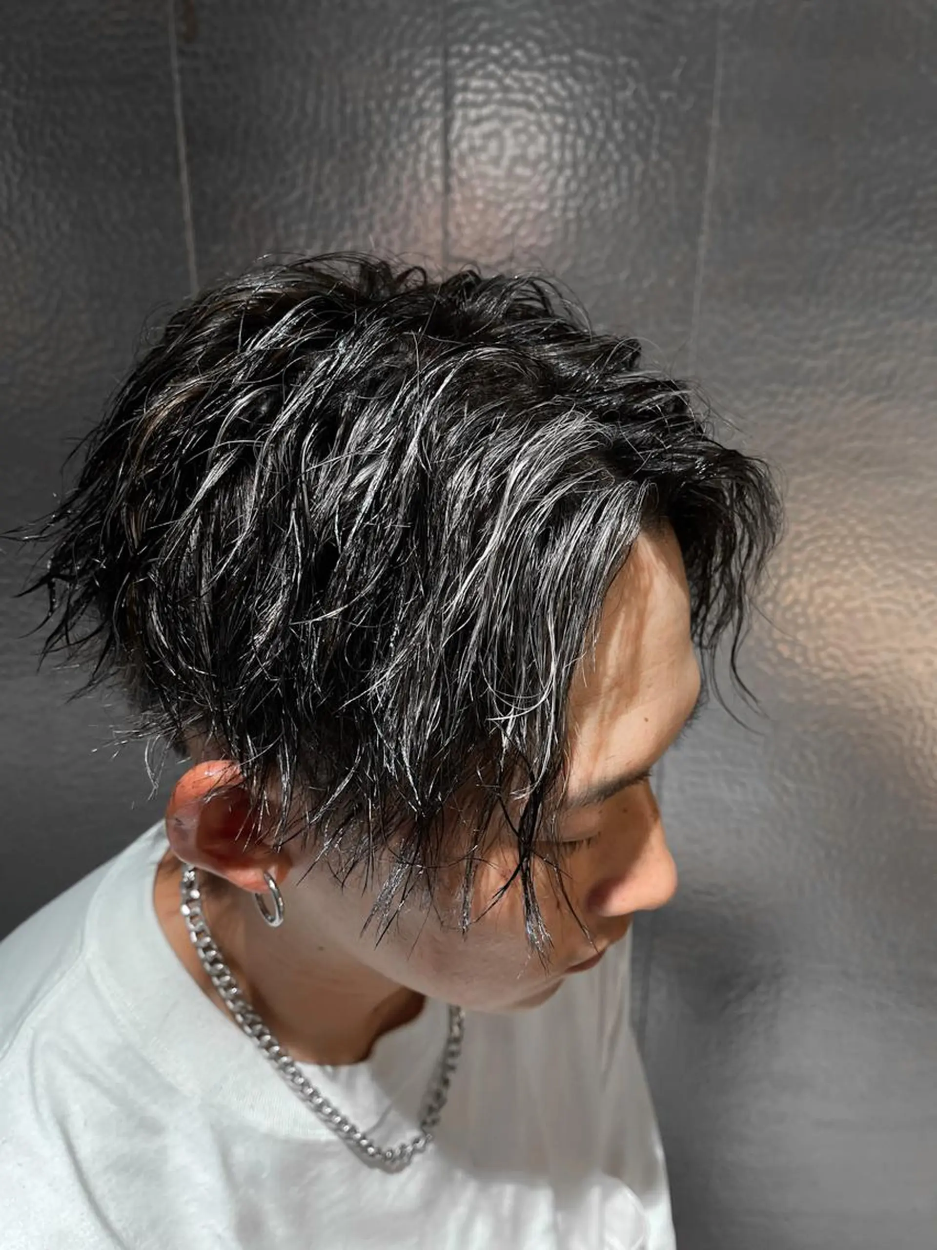 ショート ハイライト Kvell&Co. YUSUKEのヘアスタイル