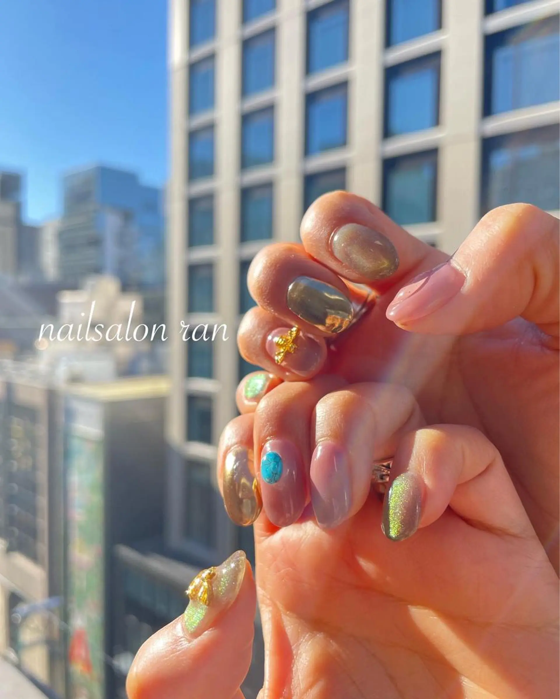 ネイル 持ち込み nailsalon ranのネイルデザイン