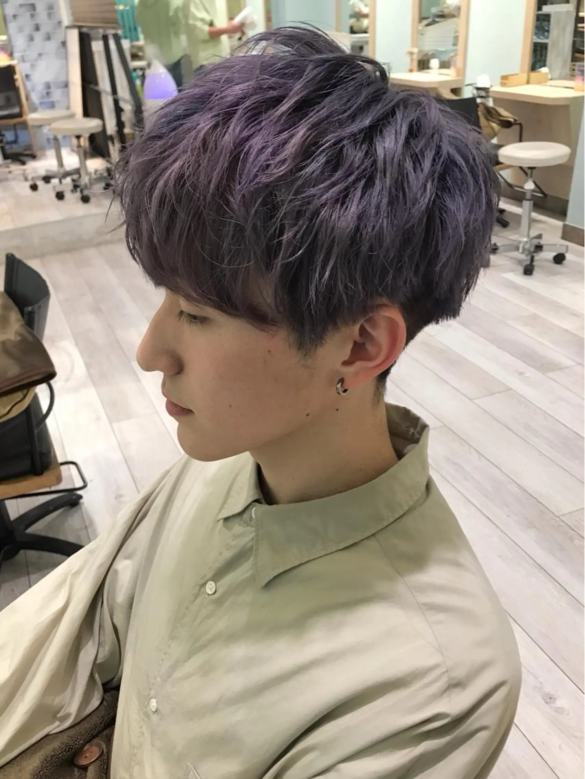 カラー メンズ ヘアカラー トリートメント 佐藤 魁人のヘアスタイル