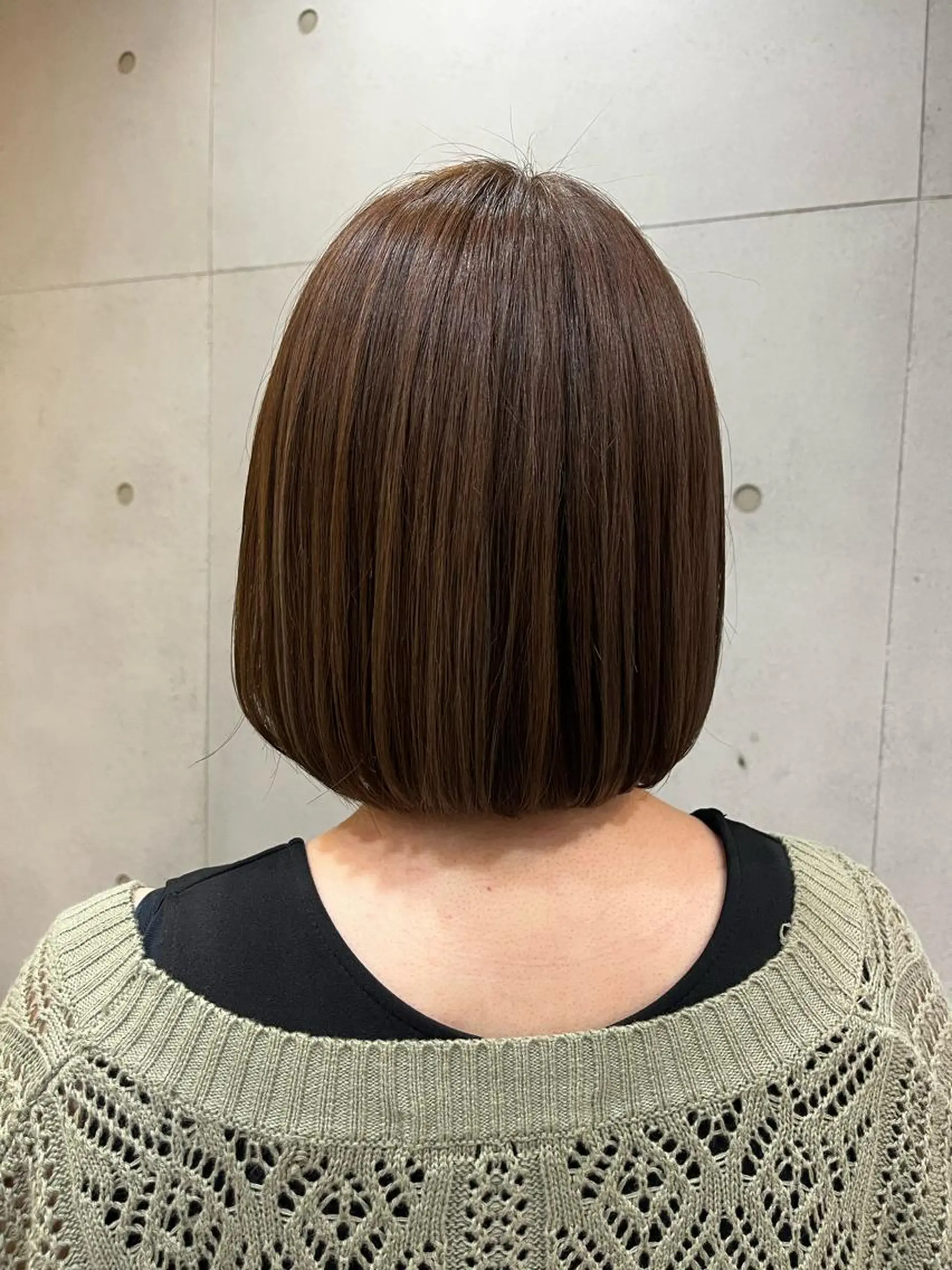 ミディアム アッシュ ヘアカラー ヘッドスパ sharon所属・おせ ちさとのヘアスタイル