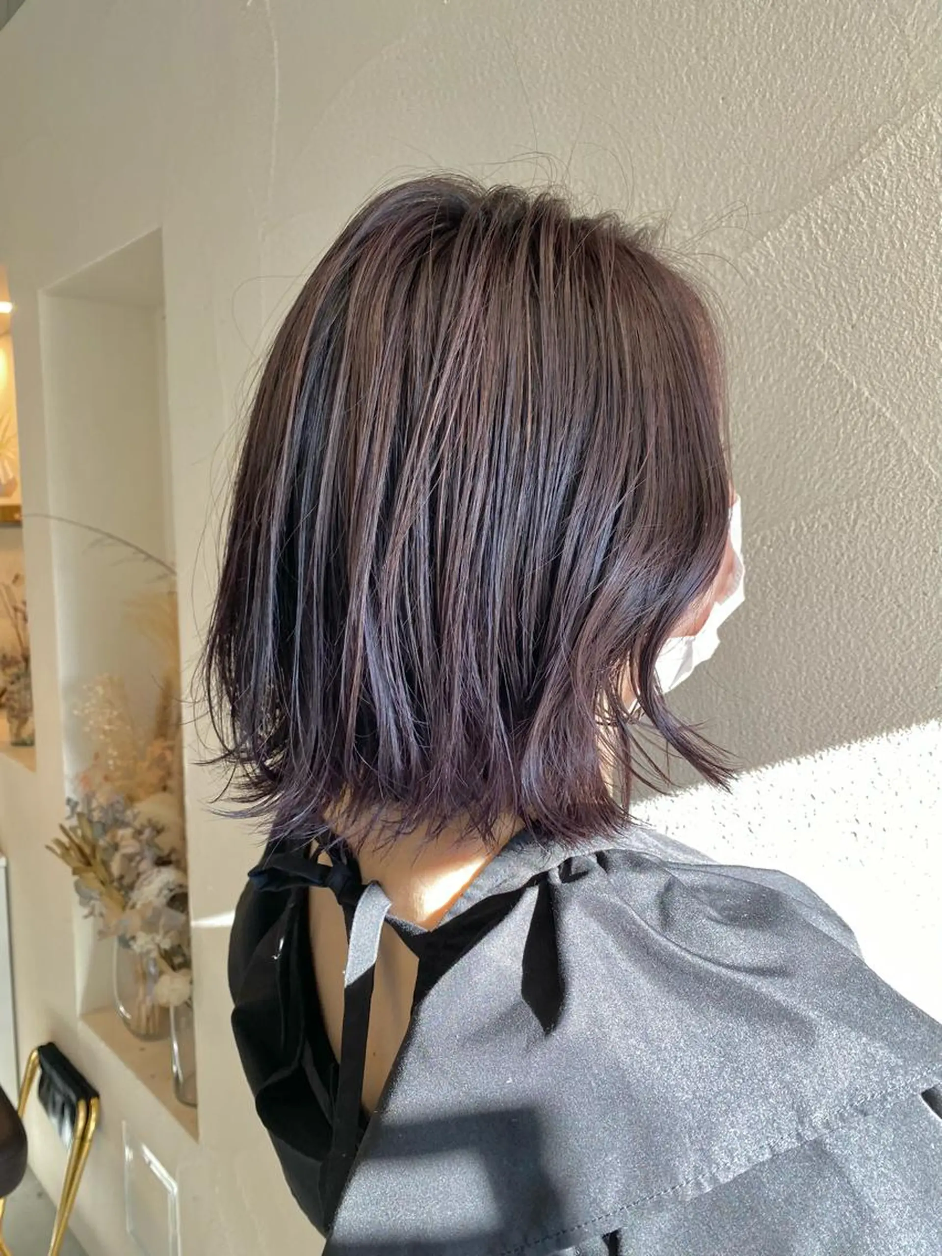 ショート カラー グレージュ ハイライトカラー ラベンダーカラー ラベンダーグレージュ ラベンダーグレー カット ヘアカラー トリートメント Masena所属・Director 🌈中川慎之介のヘアスタイル