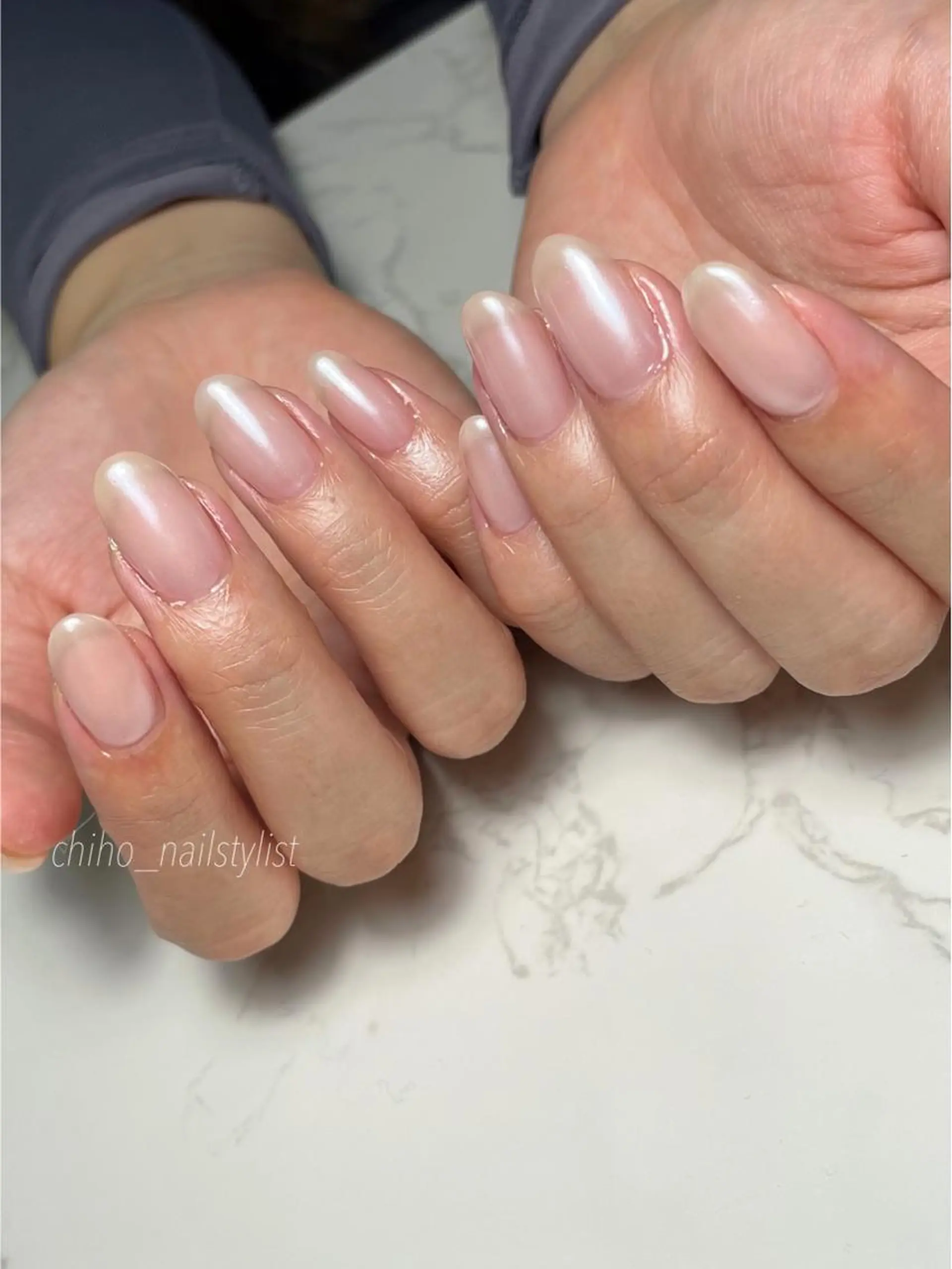ネイル ミラーネイル ハンドネイル ハンドケア スカルプ/美爪ネイル CHIHOのネイルデザイン