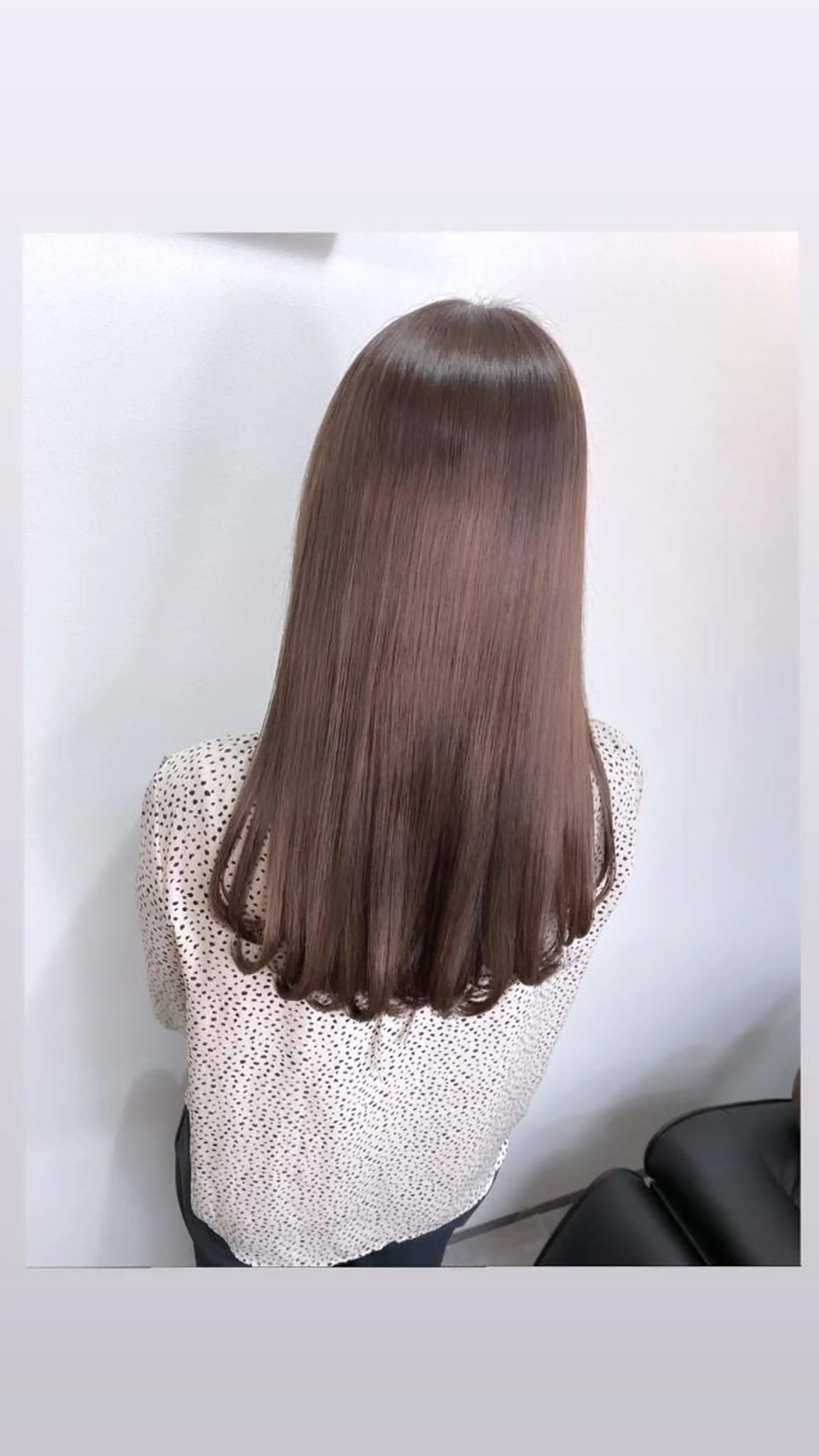 ロング カラー カット 縮毛矯正 トリートメント Napo 髪質改善　八王子店のヘアスタイル