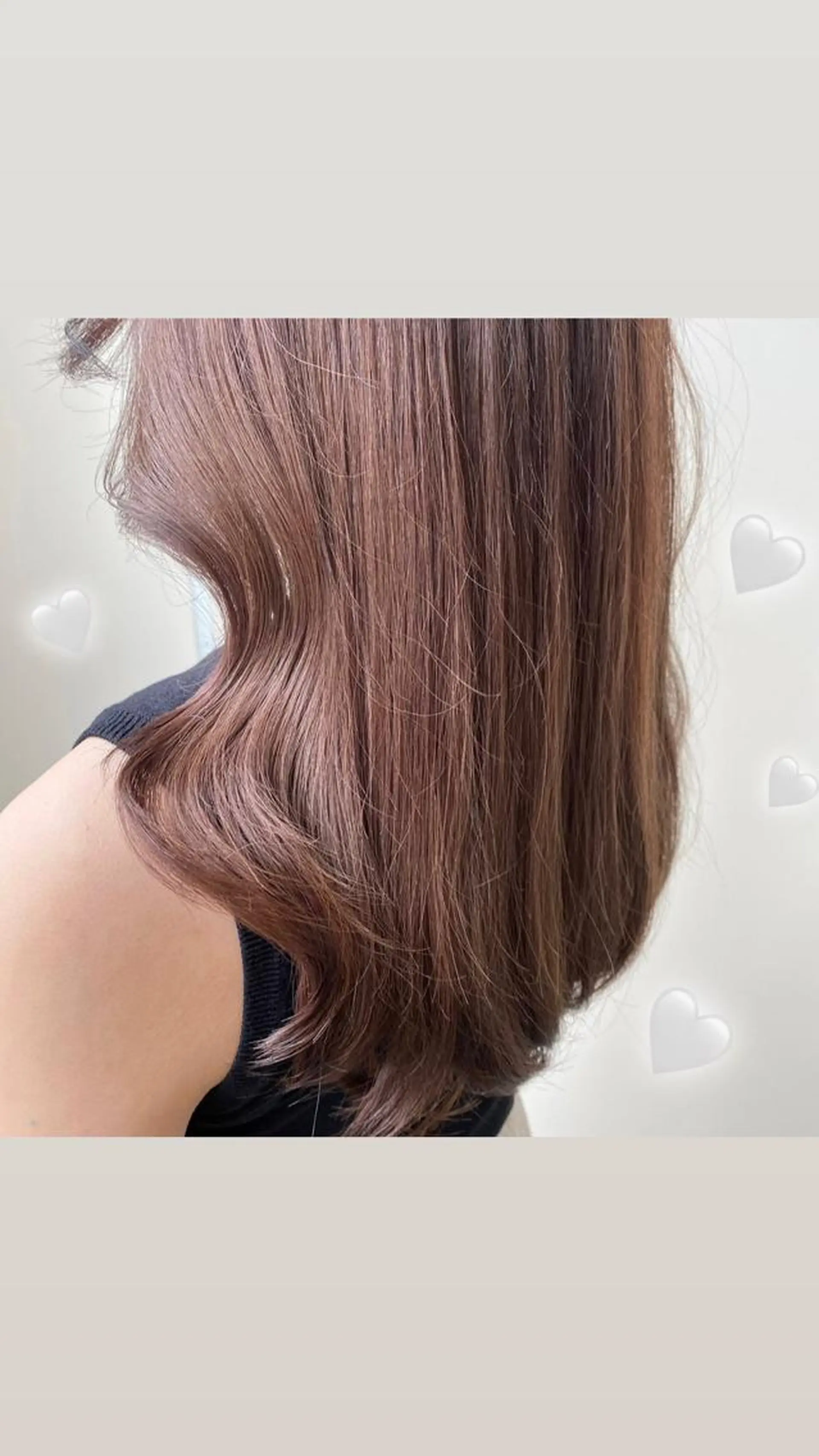 セミロング カラー ヘアカラー エクステ指名数 No.1💖ゆい🌈のヘアスタイル