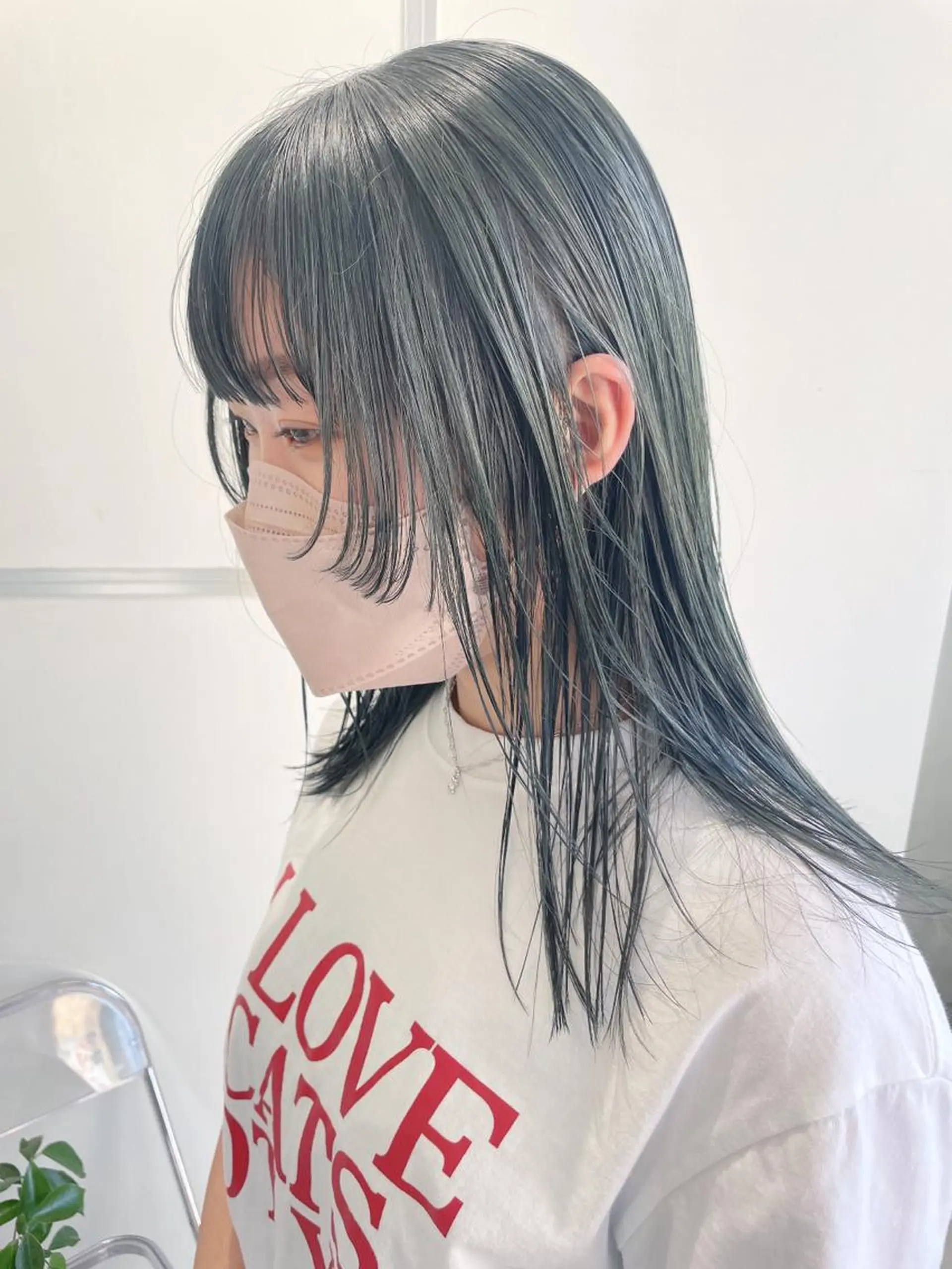 ミディアム カラー ill.所属・ill［イル］大須 ダブルカラー髪質改善のヘアスタイル