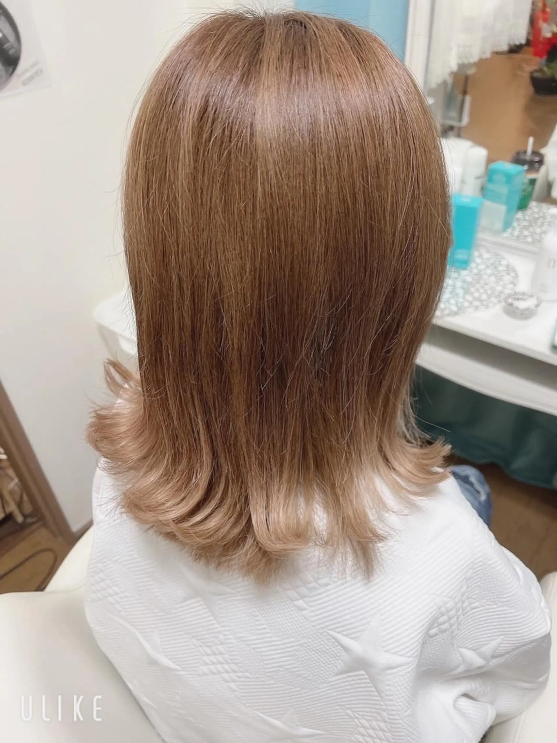 セミロング ヘアアレンジ hairmake Sakura松本真理のヘアスタイル
