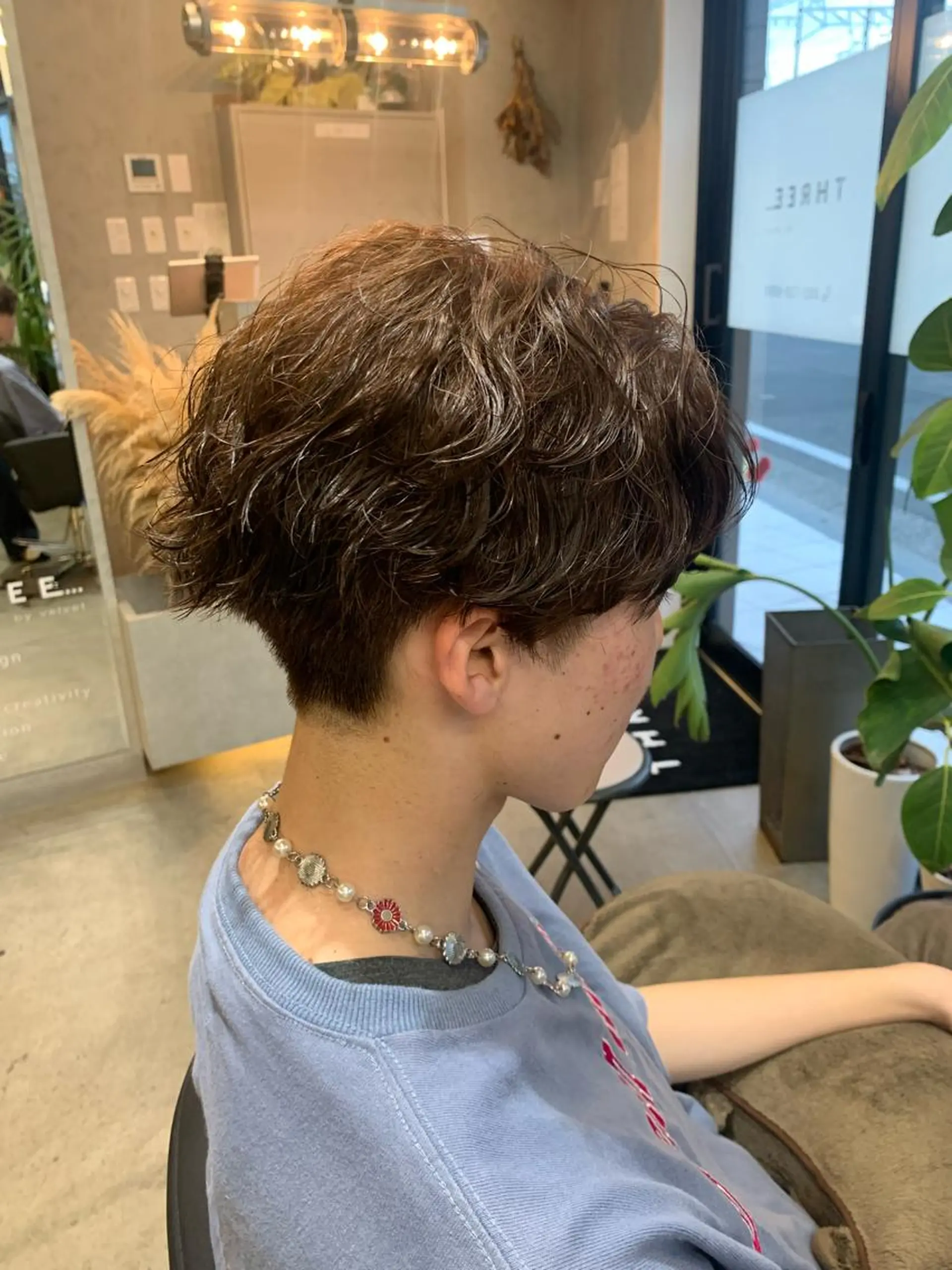 パーマ メンズ カット パーマ Haru/THREE …by velvetのヘアスタイル