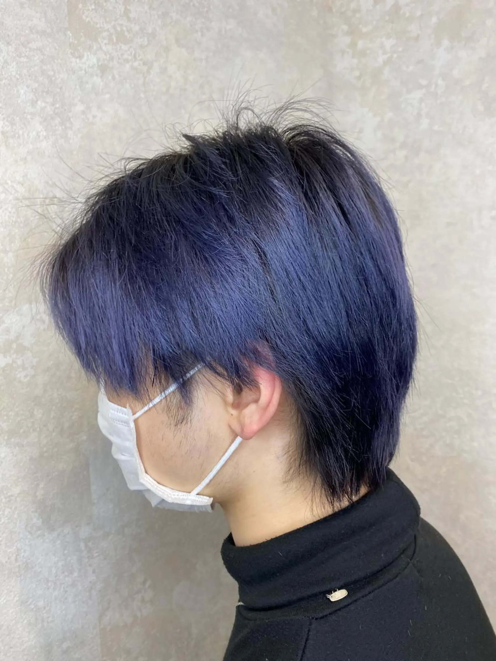 ショート カラー ブルーカラー カット ヘアカラー CIEL天六店 三上春のヘアスタイル