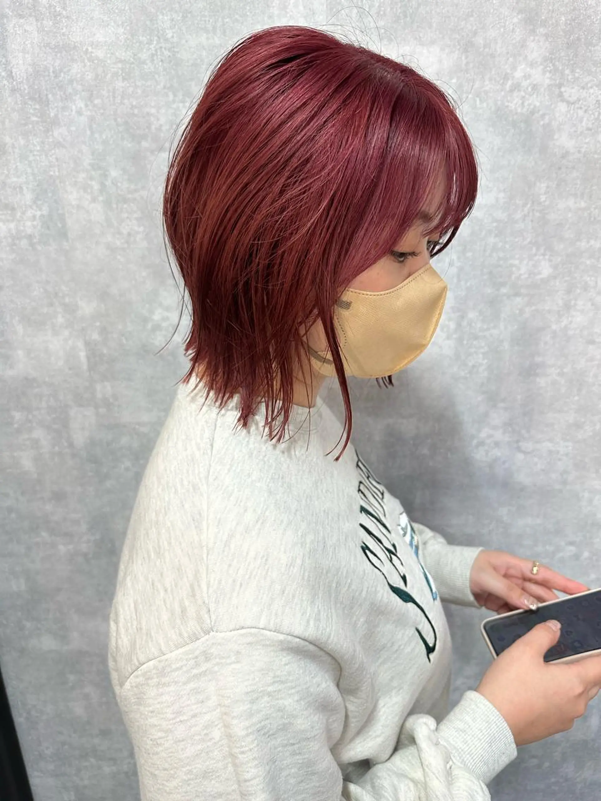 ショート 切りっぱなしボブ ショートボブ ハンサムショート 丸みショート アッシュ カット ヘアカラー トリートメント C’LD hair produce /シールドヘア所属・モテ髪/ボブ/ショー ト/アダチフウトのヘアスタイル