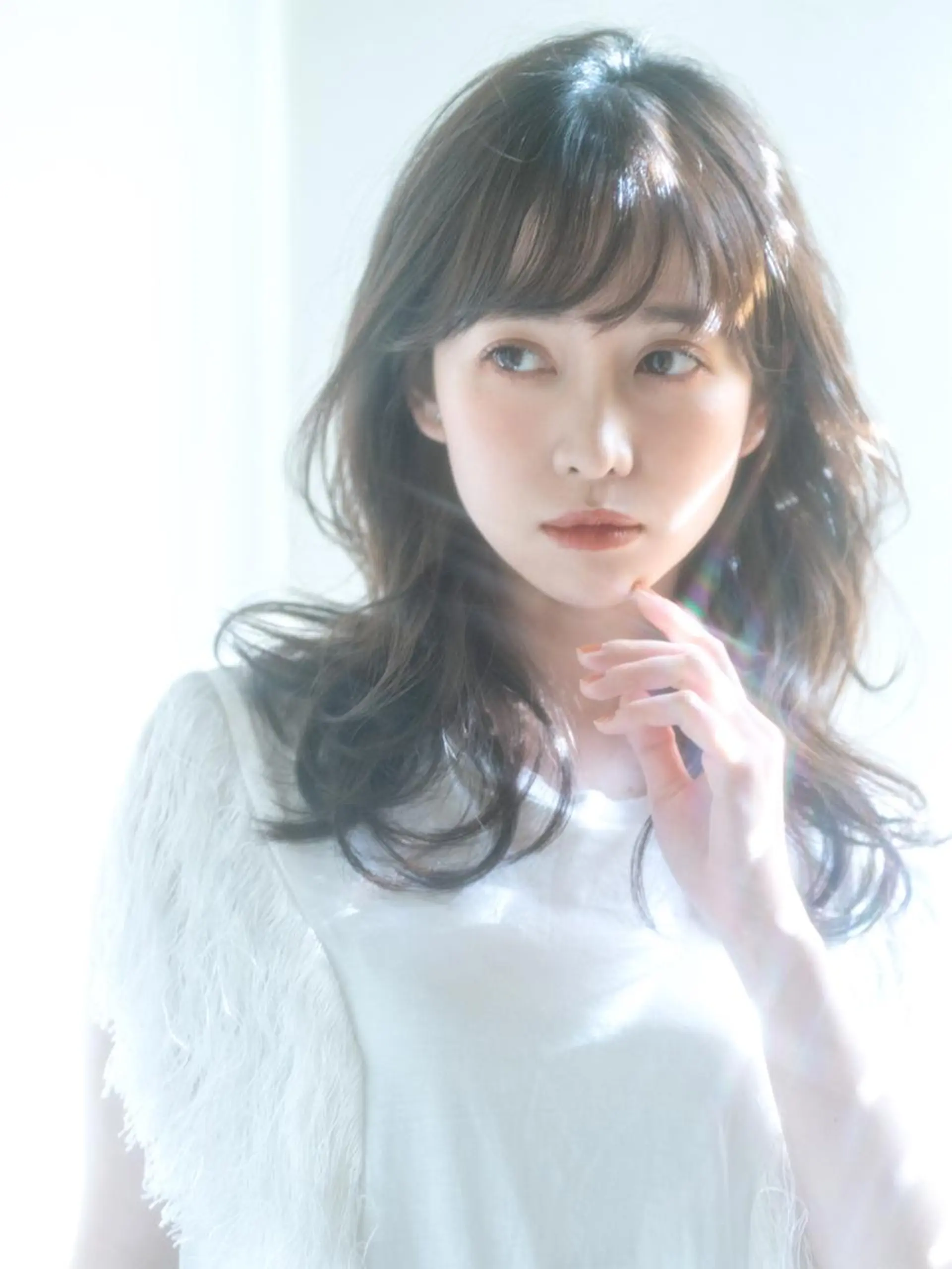 ミディアム 🎀ハイトーン/レイ ヤー/Reina🎀のヘアスタイル