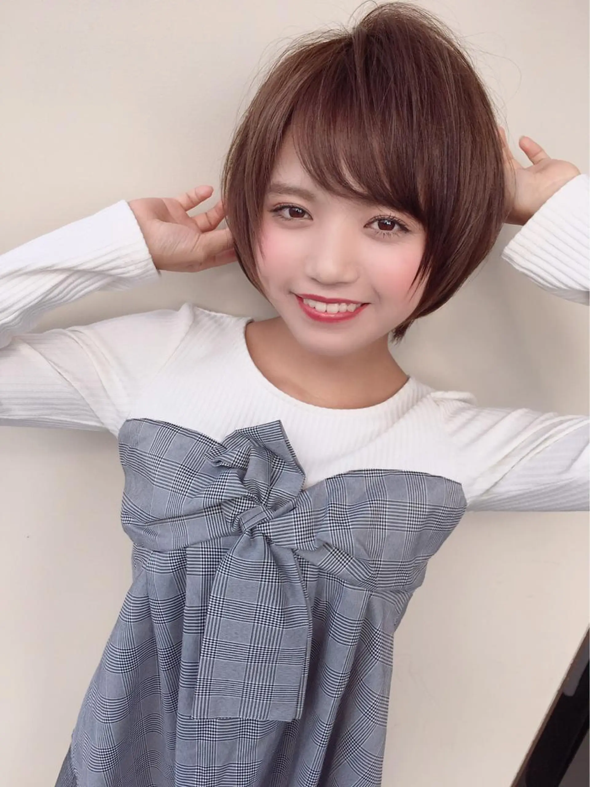 ショート ショートヘア 小顔カット 【愛され小顔カット】 YOSHIKIヘアのヘアスタイル