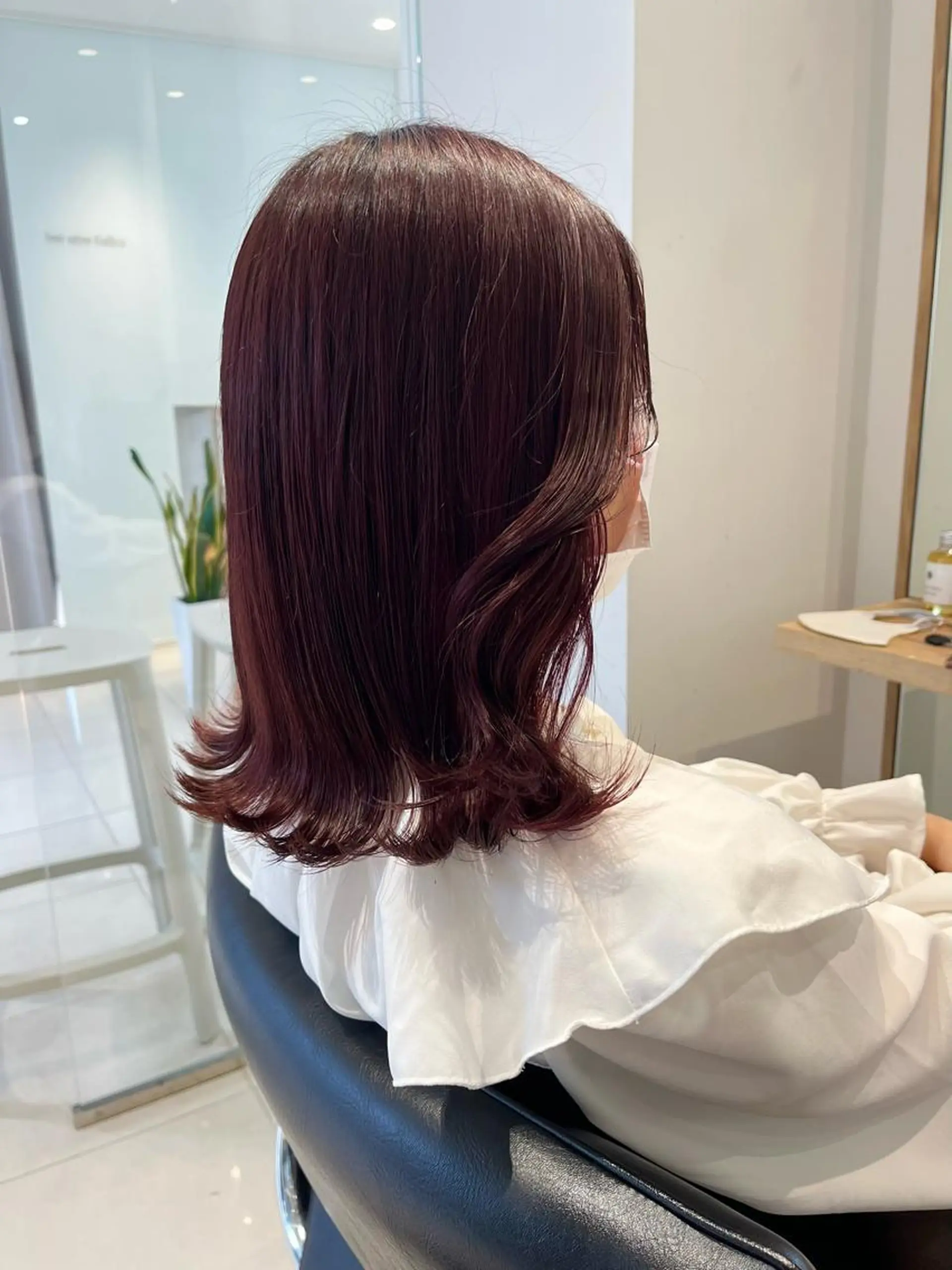 ミディアム カラー ベージュカラー ブリーチ ブラウンカラー ケアブリーチ カシス 《暖色カラー特化》 ◎RUKI.のヘアスタイル