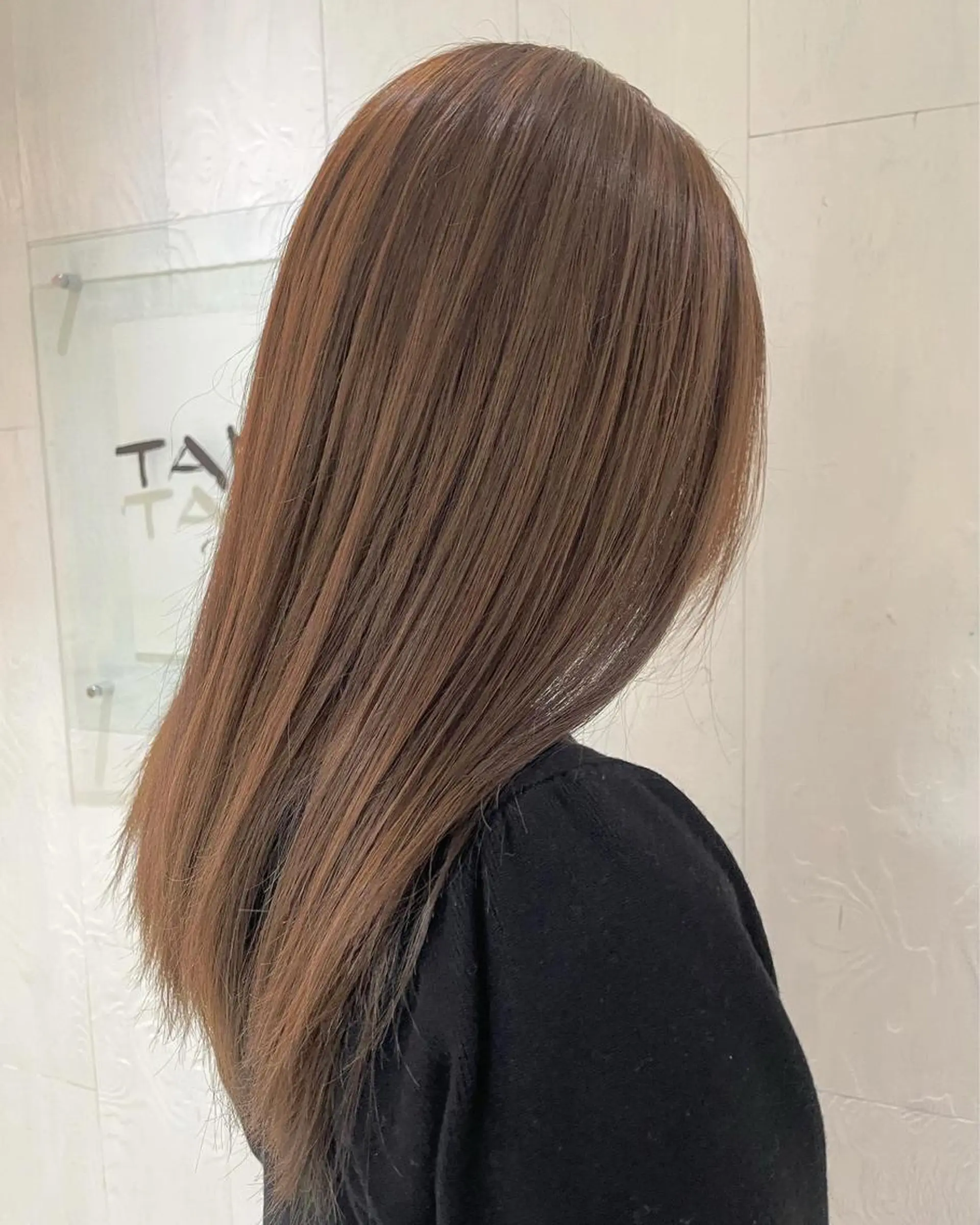 セミロング カラー アッシュ 透明感カラー グラデーションカラー 外国人風カラー レイヤーカット カット ヘアカラー トリートメント 河合秀明/ショート /ボブ/レイヤーのヘアスタイル