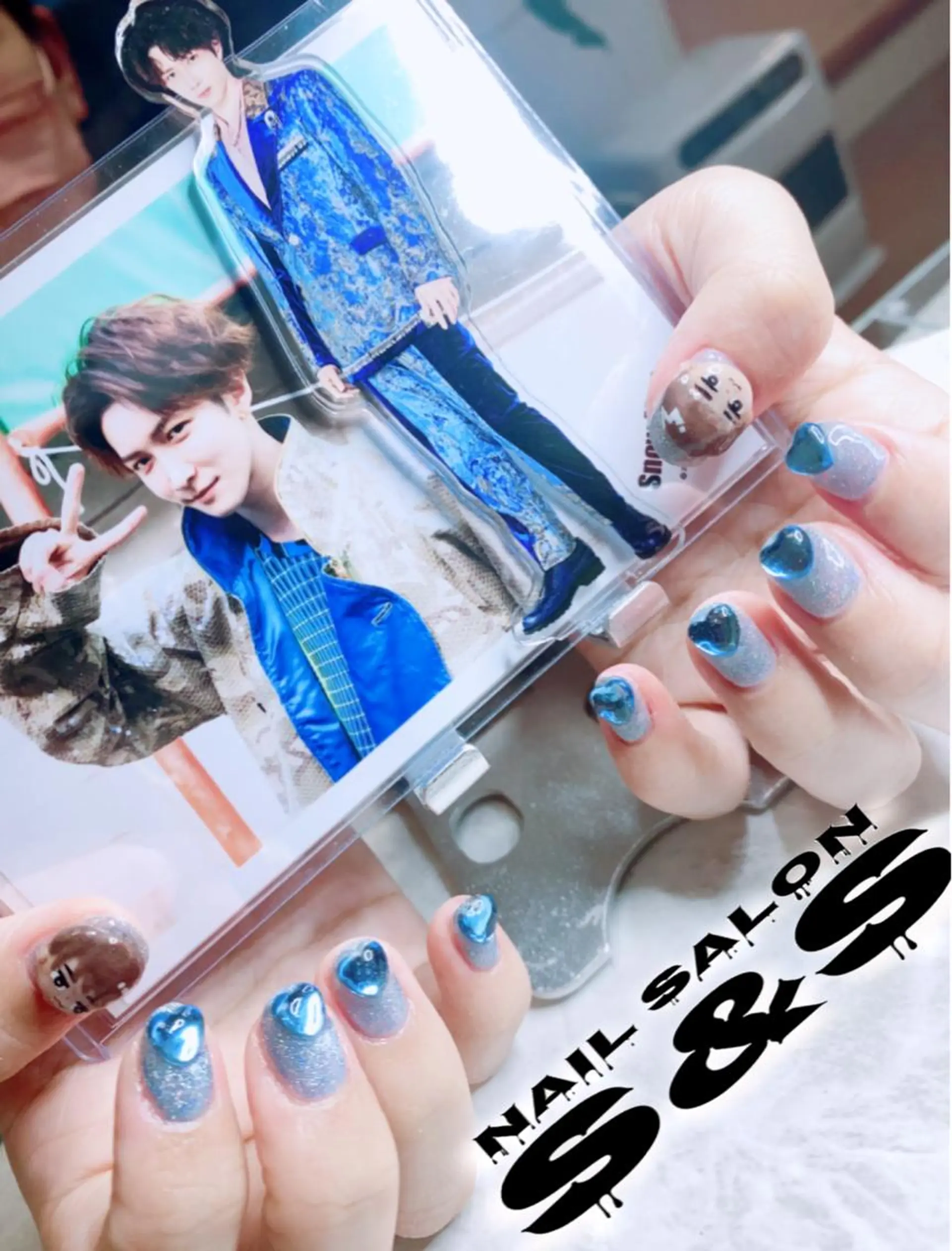 ネイル 長さ出し メンズネイル 持ち込み スカルプネイル S&S 村田小百合のネイルデザイン