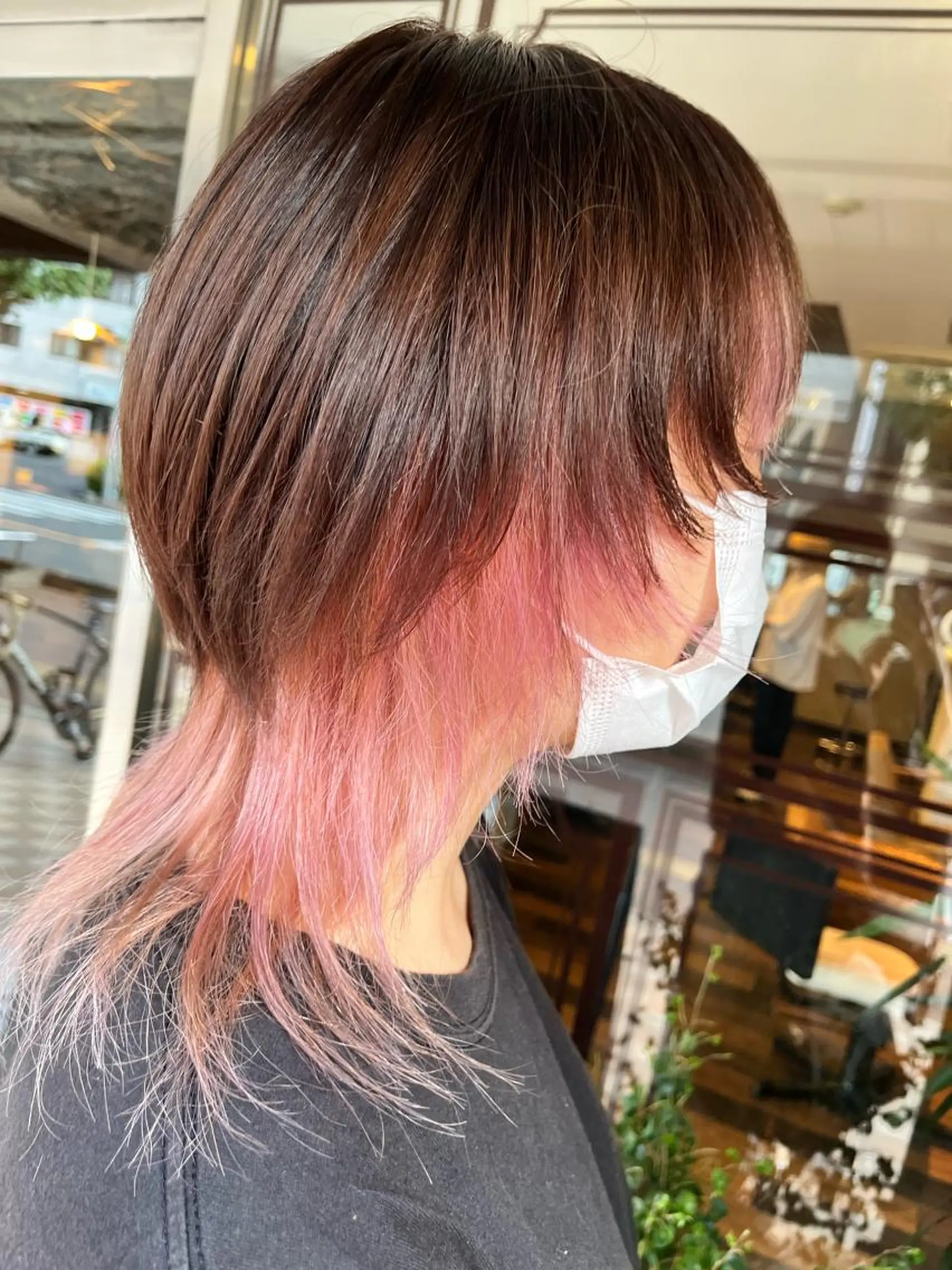 ミディアム カット ヘアカラー サイトウ ナツキのヘアスタイル