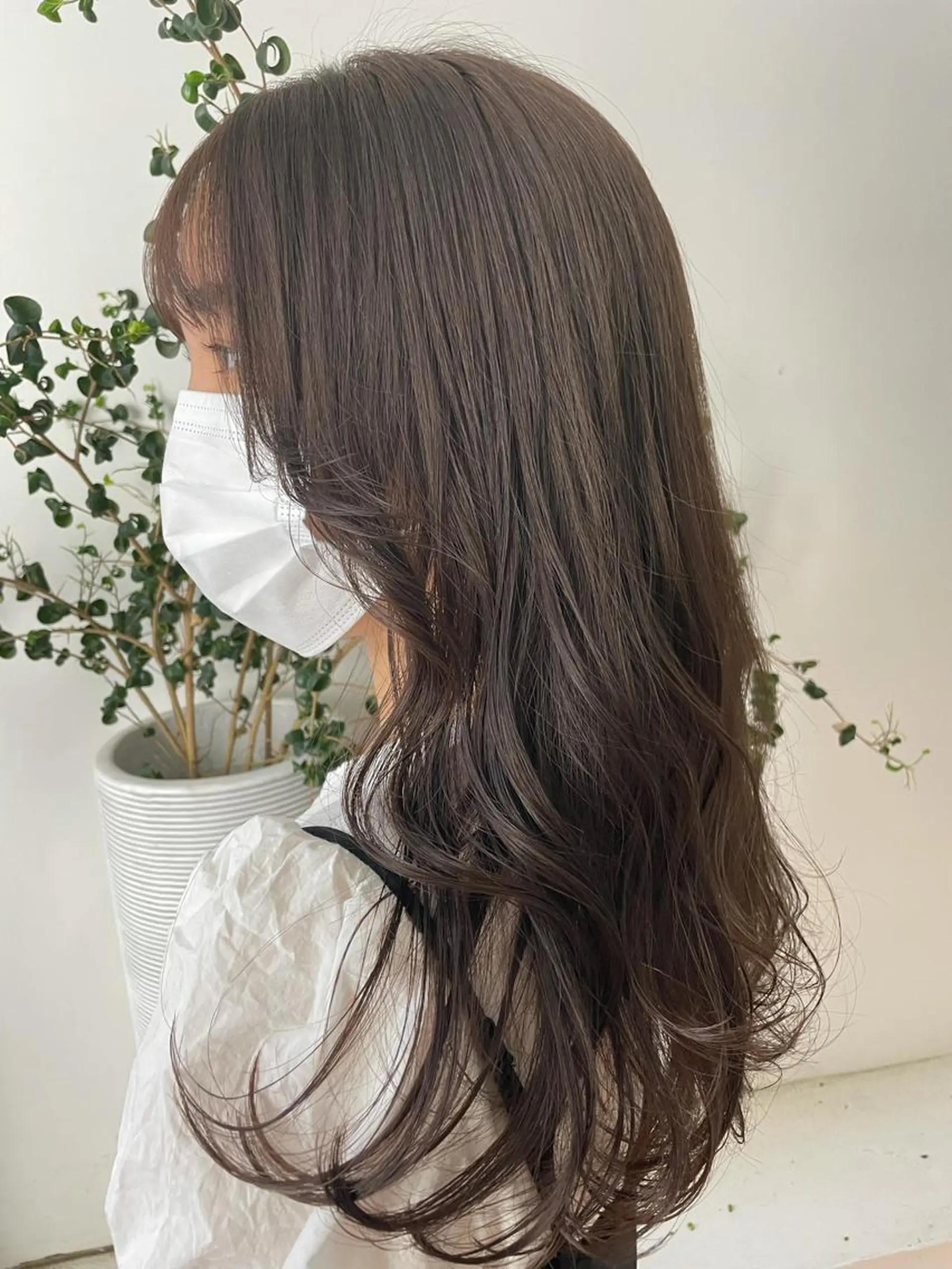 セミロング カラー ハンドネイル 【淡色color/ nail】maikoのネイルデザイン