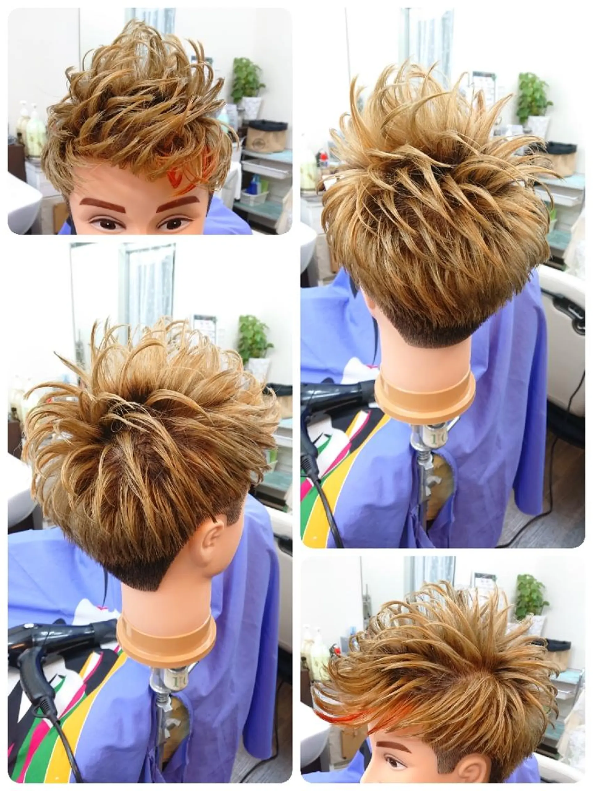 ショート カラー ヘアアレンジ メンズ ヘアサロンbig所属・田元 寛哉のヘアスタイル